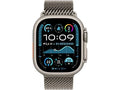 Apple Watch Ultra 2 (2024), GPS + Cellular, 49 mm, cassa in titanio naturale, gesto doppio tocco, cinturino in maglia milanese in titanio naturale, taglia L