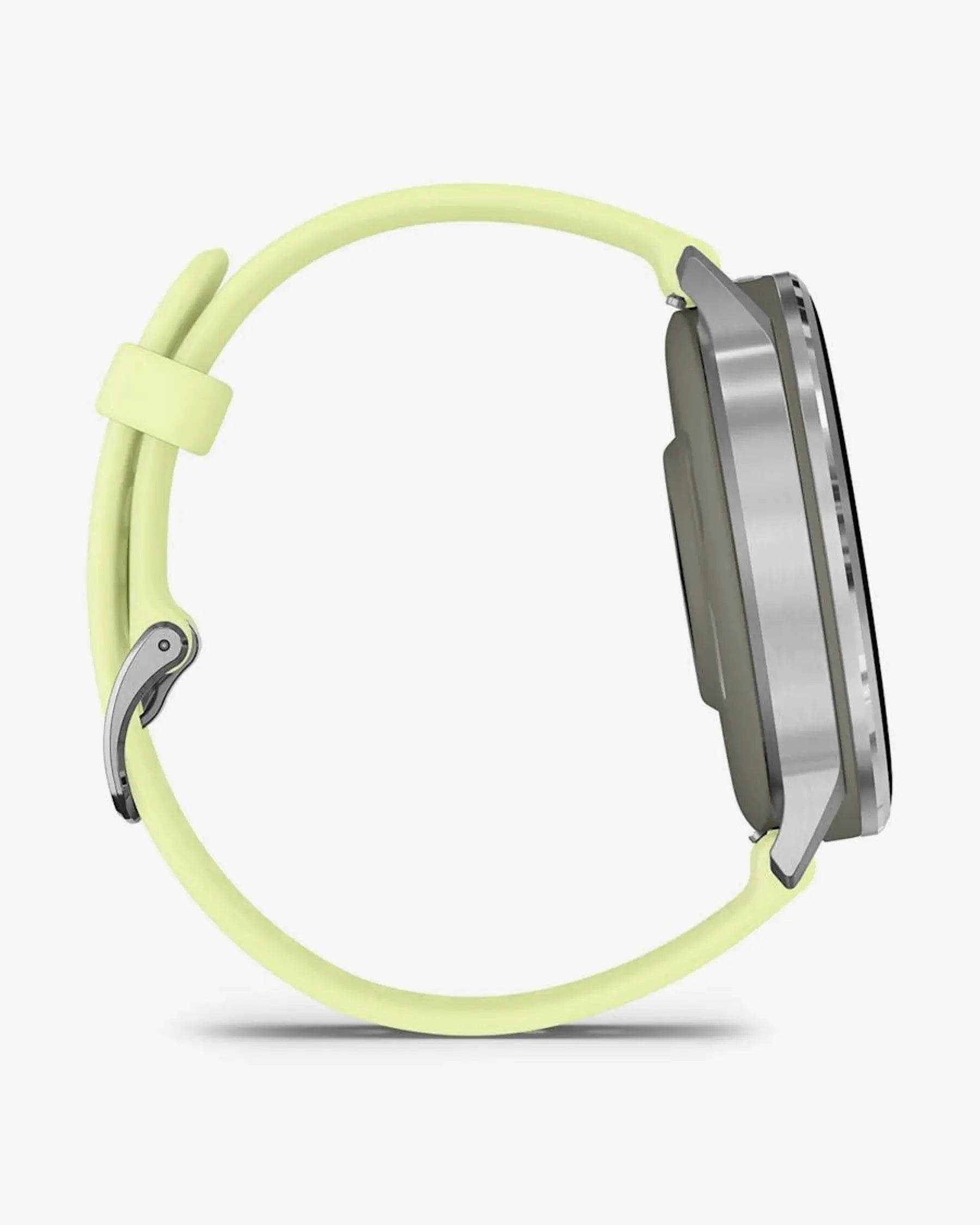 Garmin Venu 4 - 45 mm Argento con cinturino giallo