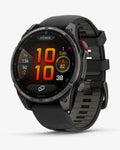 Garmin Fenix 8 Pro AMOLED Sapphire 47 mm Titanio Grigio Carbonio Cinturino Nero