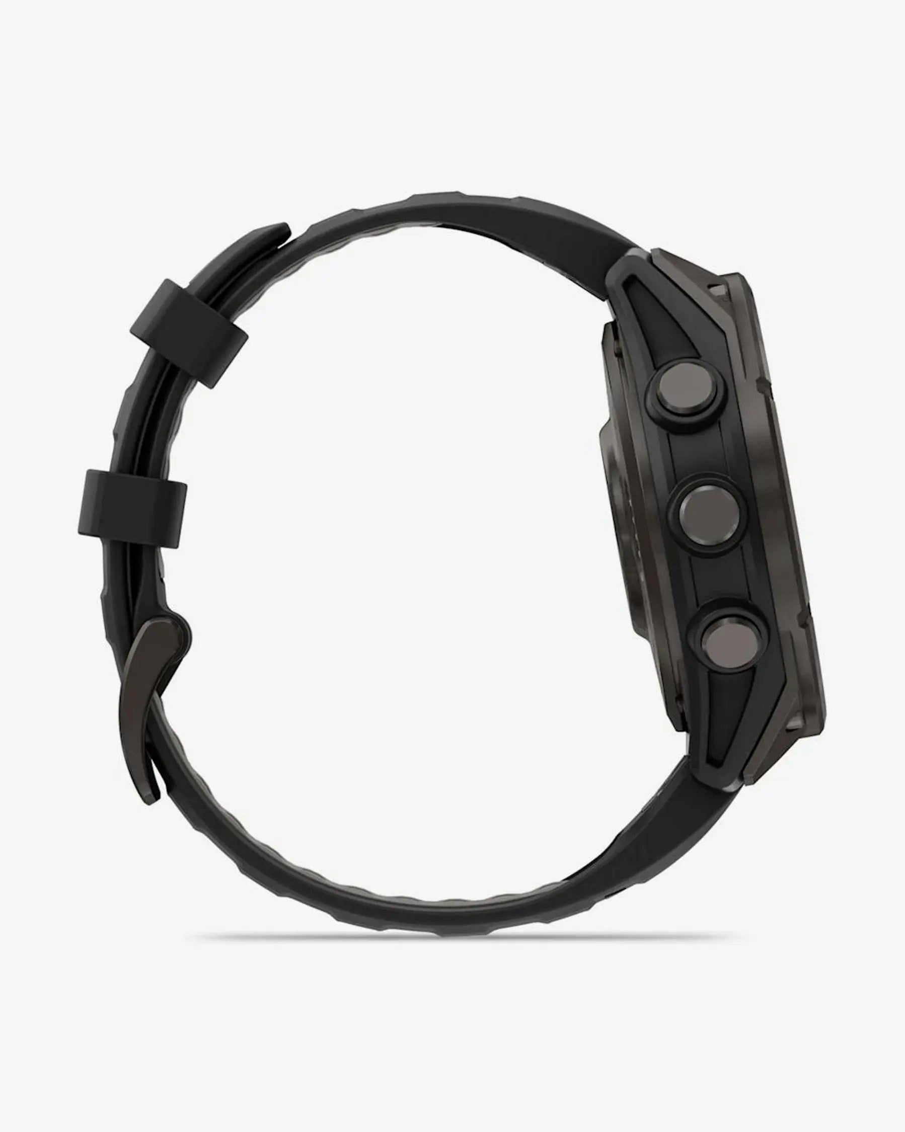 Garmin Fenix 8 Pro AMOLED Sapphire 47 mm Titanio Grigio Carbonio Cinturino Nero