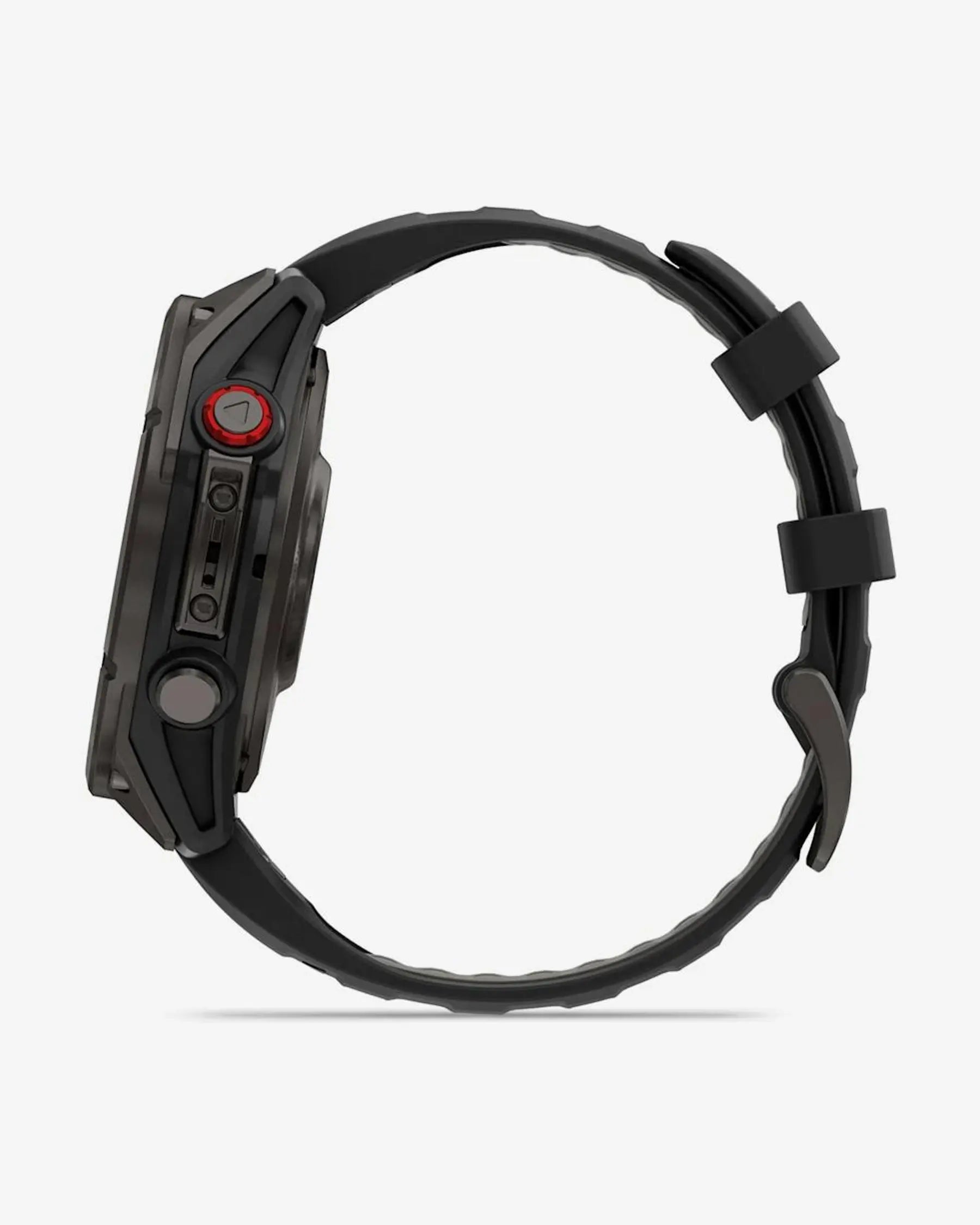 Garmin Fenix 8 Pro AMOLED Sapphire 47 mm Titanio Grigio Carbonio Cinturino Nero