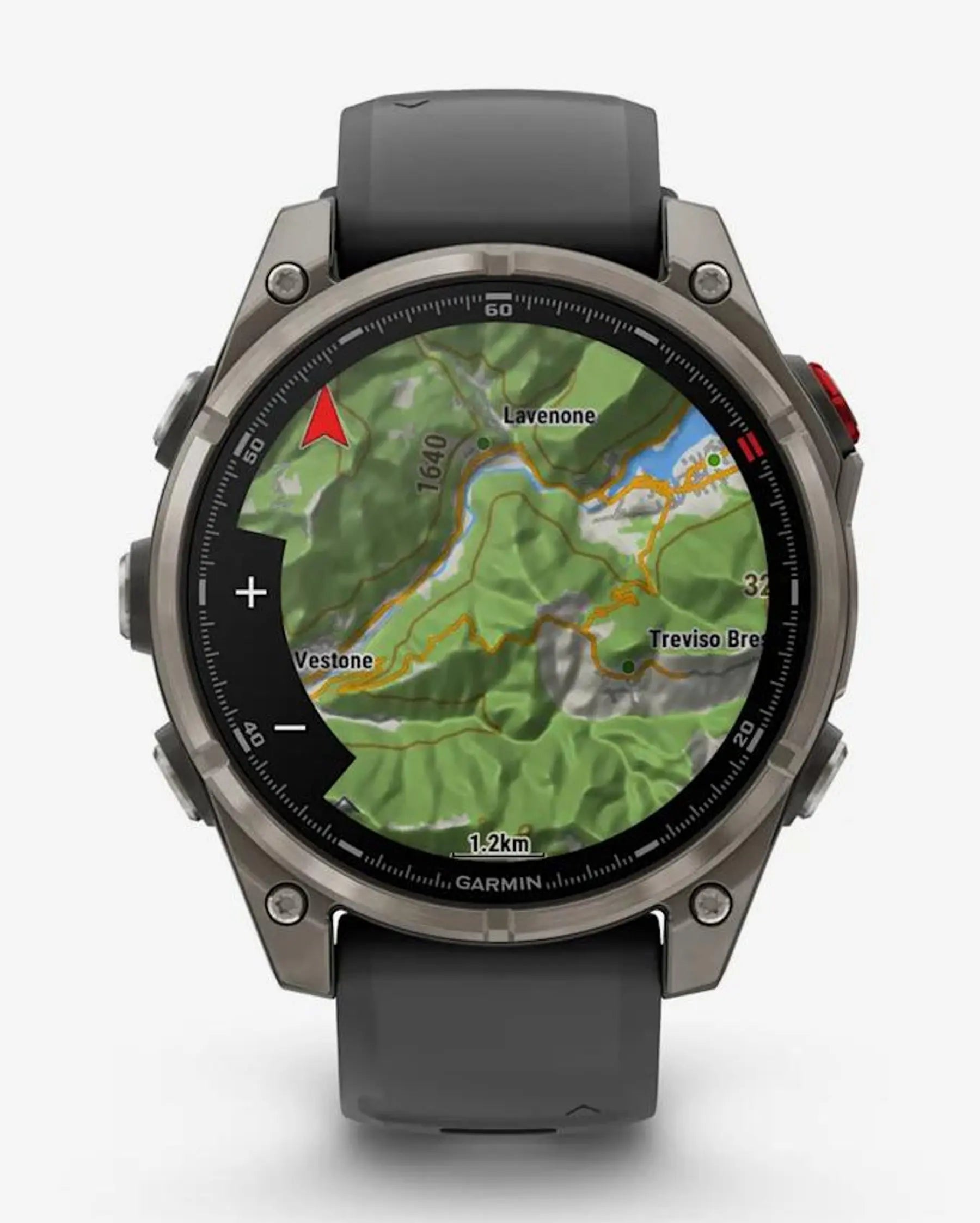 Garmin Fenix 8 Pro AMOLED Sapphire 47mm Titanio Grigio Argento Nero Cinturino Grigio