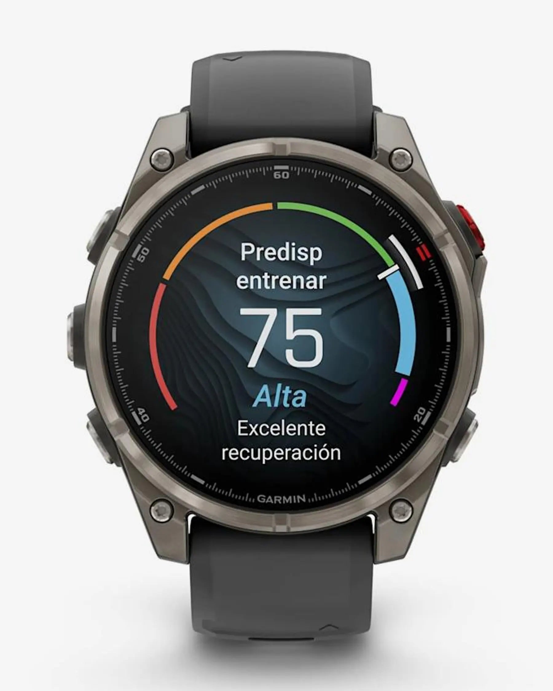 Garmin Fenix 8 Pro AMOLED Sapphire 47mm Titanio Grigio Argento Nero Cinturino Grigio