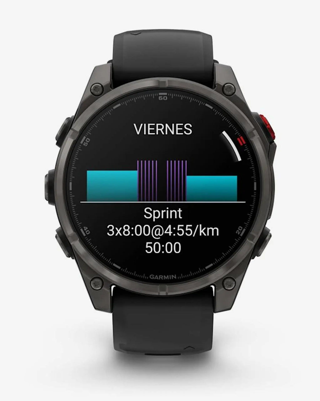 Garmin Fenix 8 Pro AMOLED Sapphire 47mm Titanio Grigio Argento Nero Cinturino Grigio