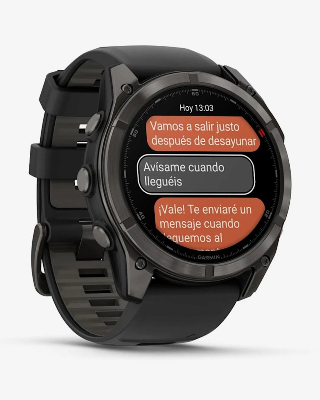 Garmin Fenix 8 Pro AMOLED Sapphire 51mm Titanio Carbon Grey Cinturino Nero
