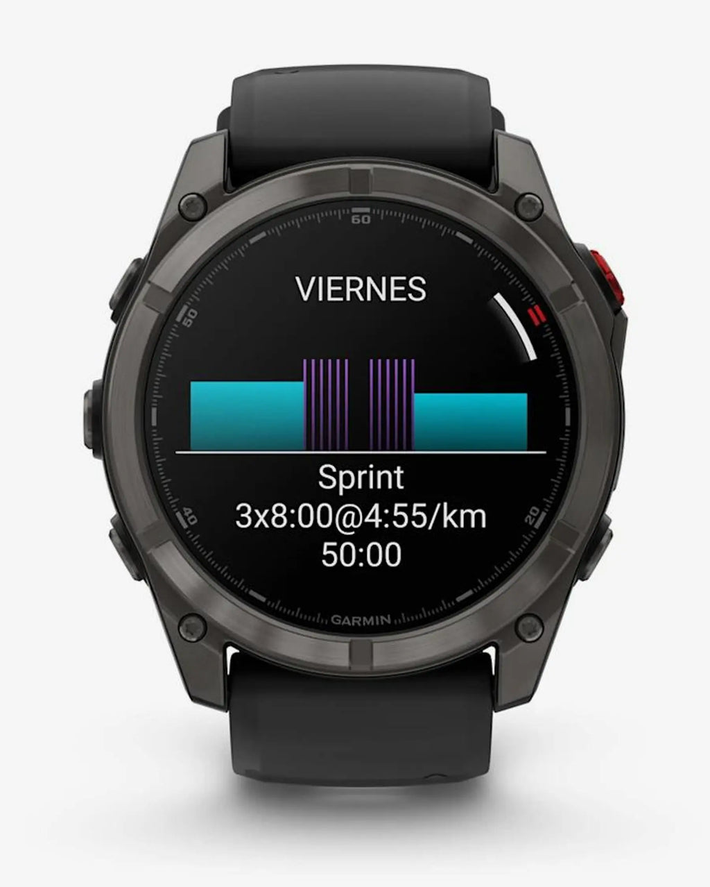Garmin Fenix 8 Pro AMOLED Sapphire 51mm Titanio Carbon Grey Cinturino Nero