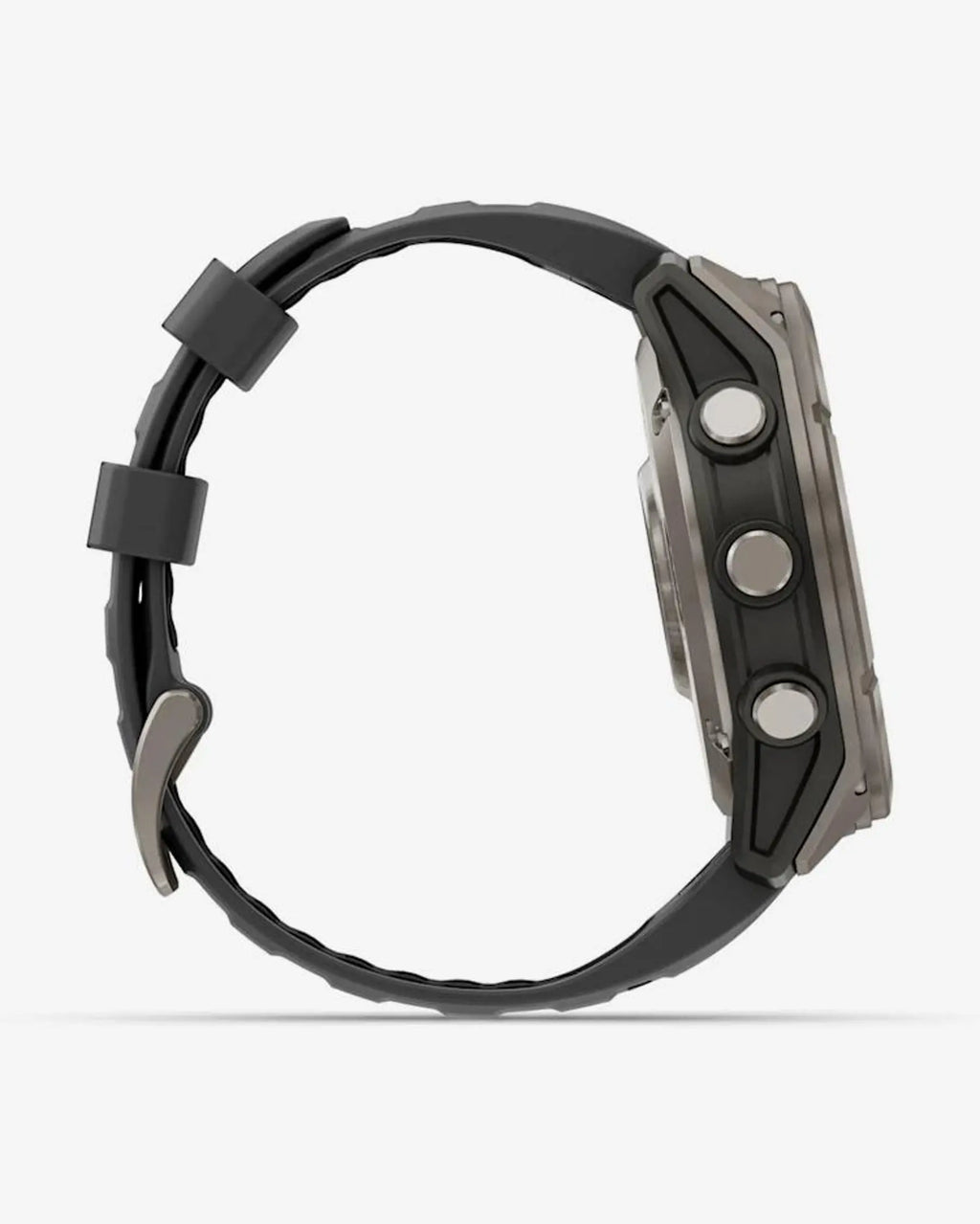 Garmin Fenix 8 Pro AMOLED Zaffiro 51mm Grigio Titanio Argento con cinturino nero/grigio