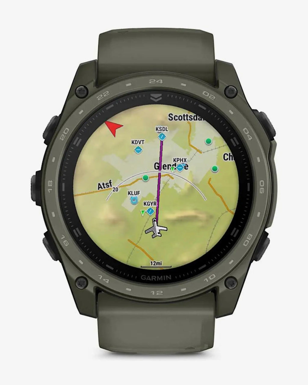 Garmin Tactix 8 AMOLED 51mm Cerakote Verde