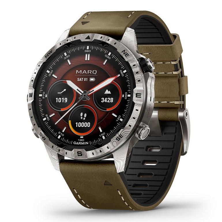 Montre connectée Garmin MARQ Adventurer (Gen 2) Édition Acier de Damas 46 mm 2 800 £