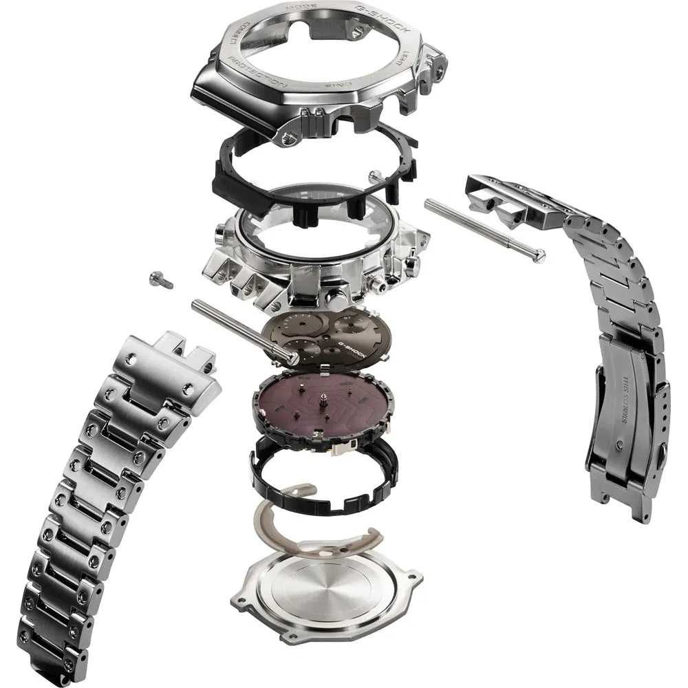 Orologio cronografo completamente in metallo G-Shock G-Steel GMC-B2100AD-2AER