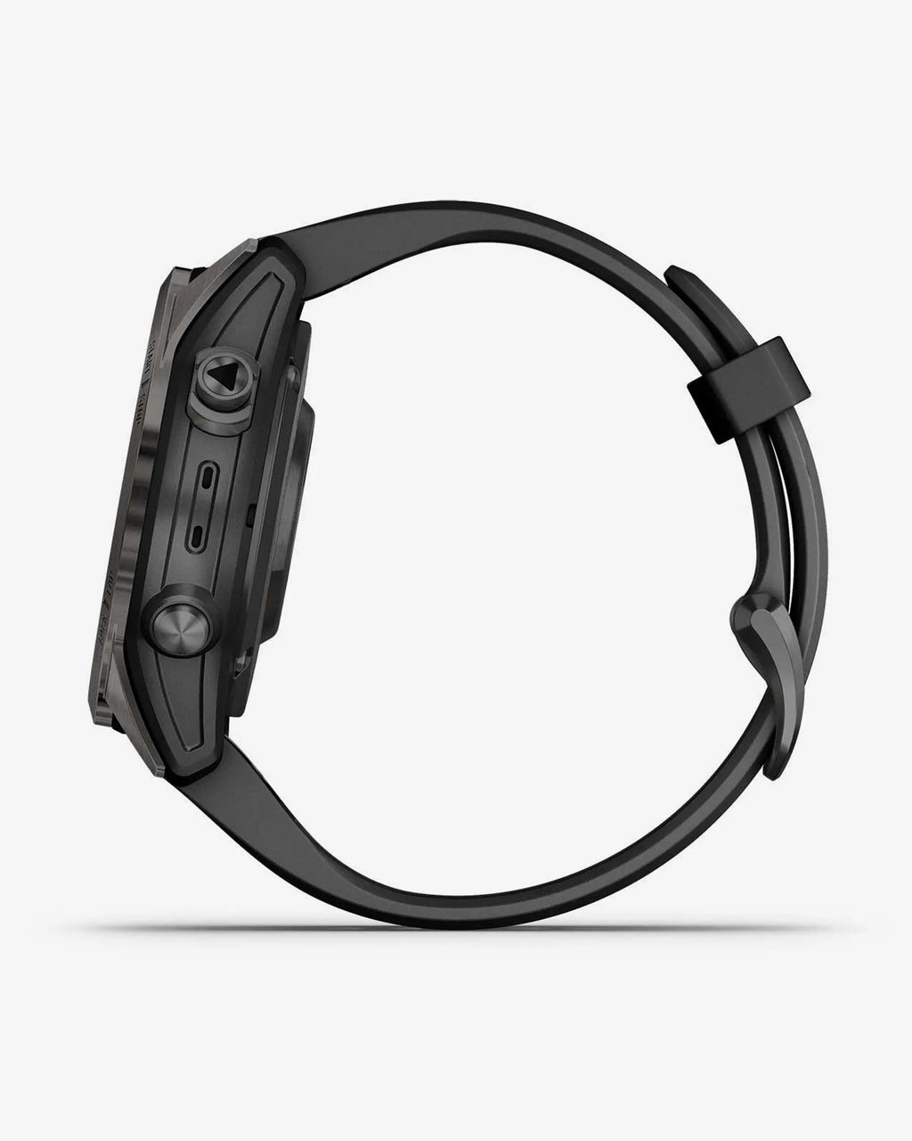 Garmin Fenix 7S Pro Sapphire Solar Titanium Carbon Gray con cinturino nero
