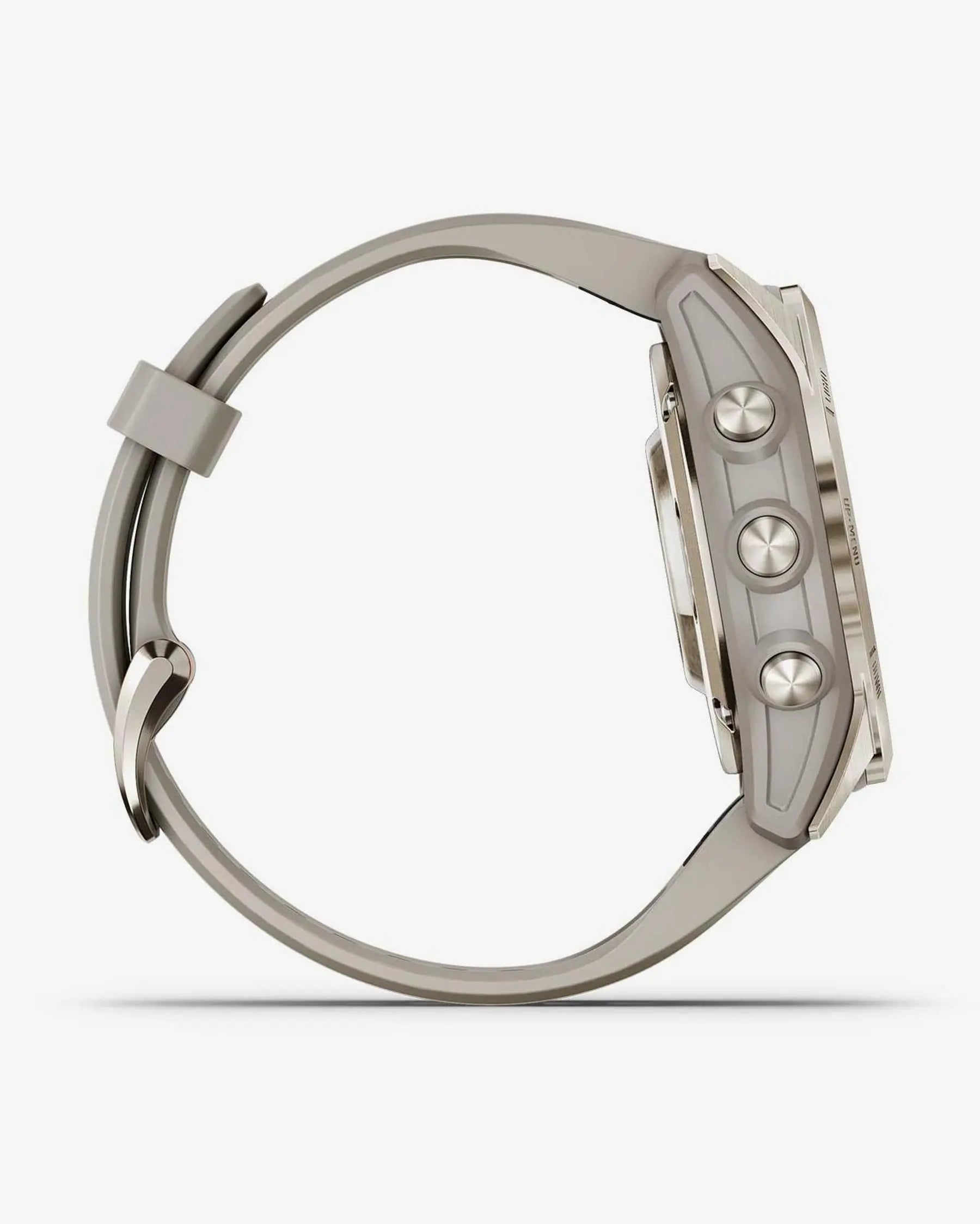 Garmin Fenix 7S Pro Sapphire Solar Oro con cinturino beige