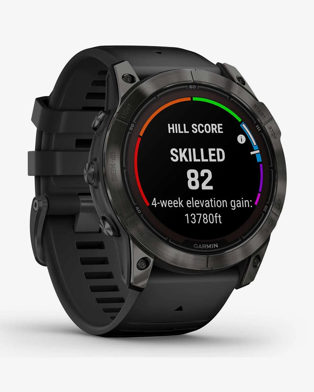 Garmin Fenix 7X Pro Sapphire Solar Titanio Grigio Carbonio Cinturino Nero