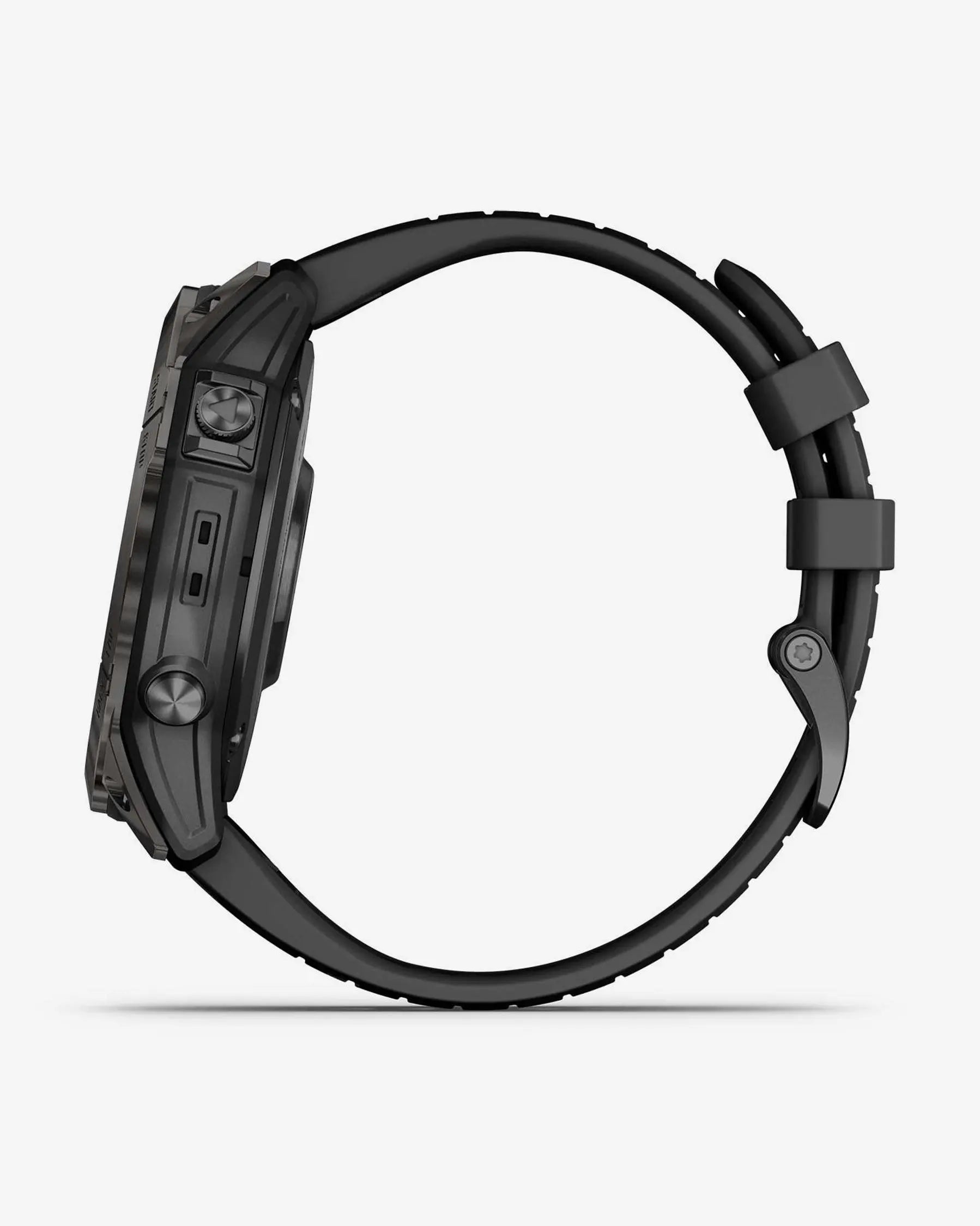 Garmin Fenix 7X Pro Sapphire Solar Titanio Grigio Carbonio Cinturino Nero