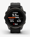 Cinturino nero grigio carbonio Garmin EPIX 2 PRO Sapphire 42mm Titanium DLC