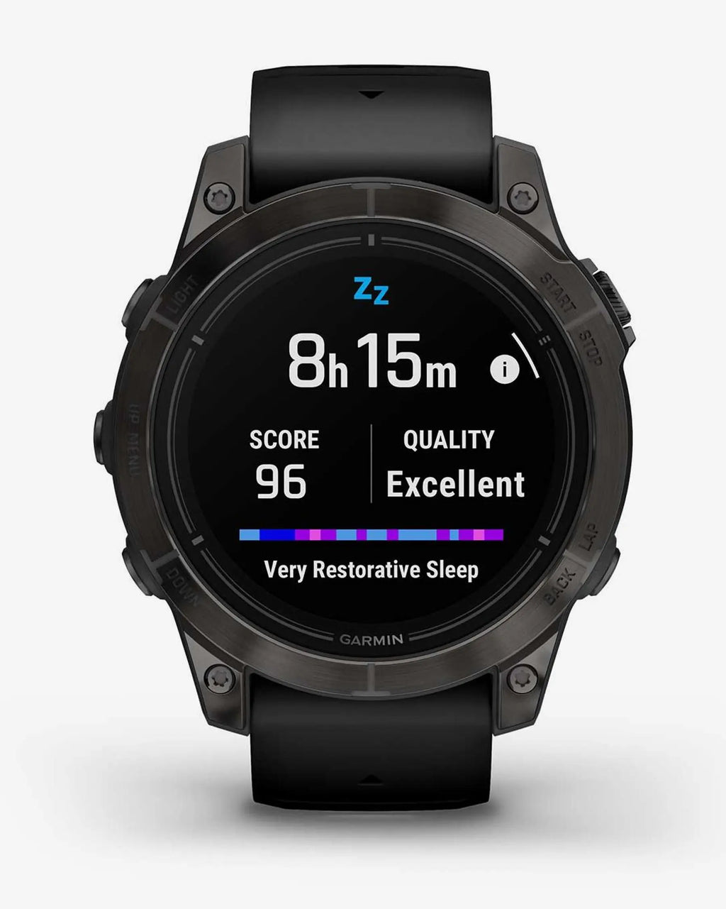 Garmin EPIX 2 PRO Sapphire 47 mm in titanio DLC, grigio carbonio, cinturino nero