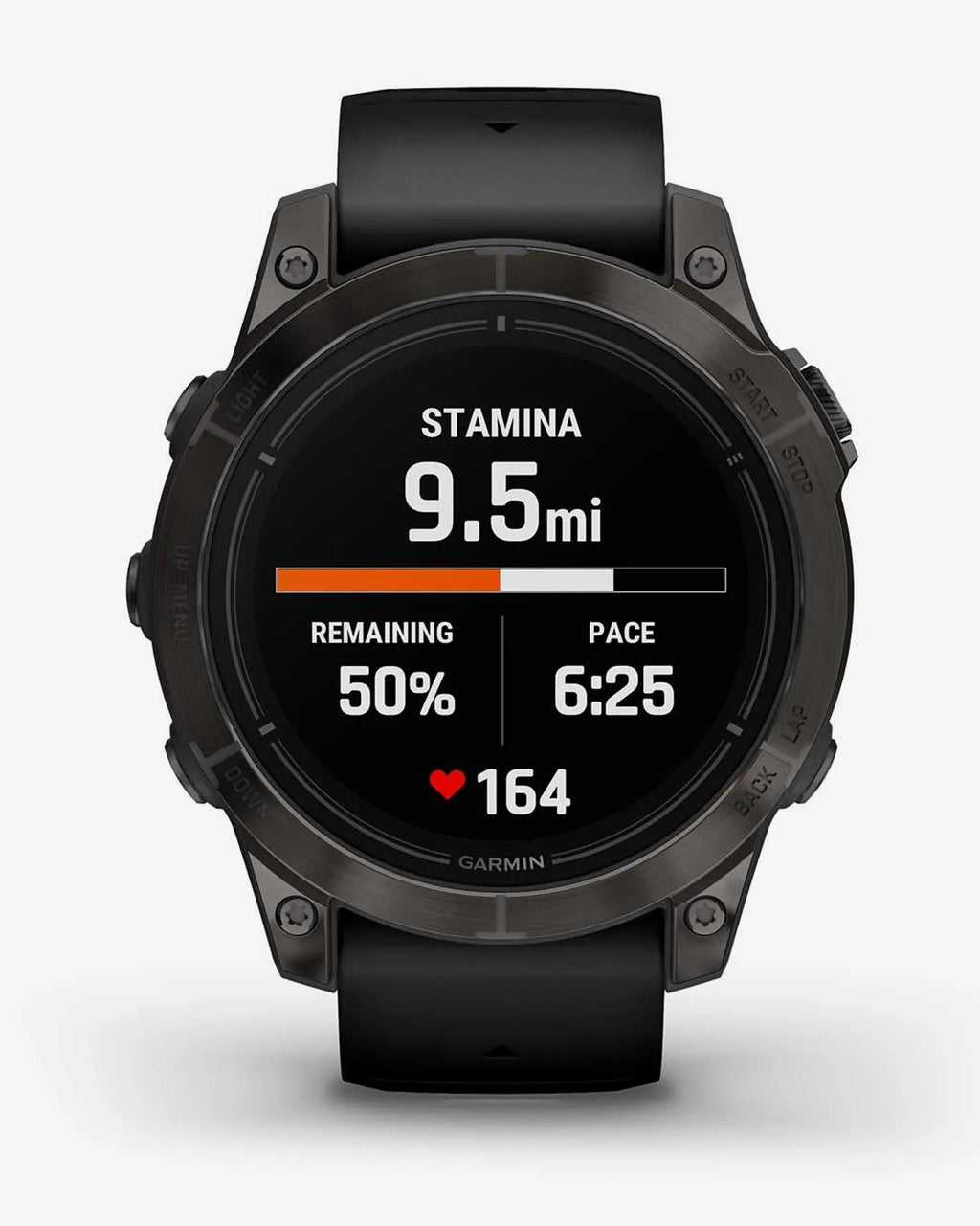 Garmin EPIX 2 PRO Sapphire 47 mm in titanio DLC, grigio carbonio, cinturino nero