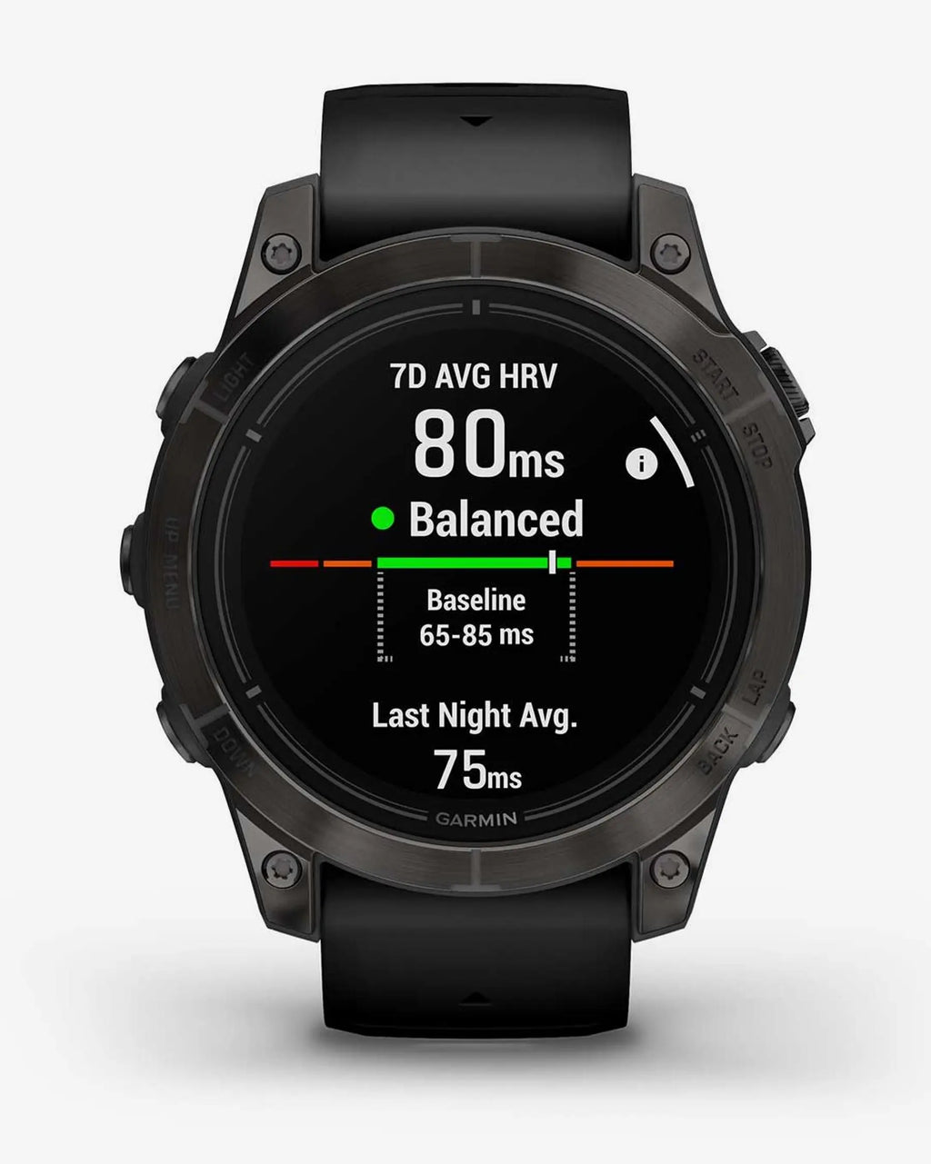 Garmin EPIX 2 PRO Sapphire 47 mm in titanio DLC, grigio carbonio, cinturino nero