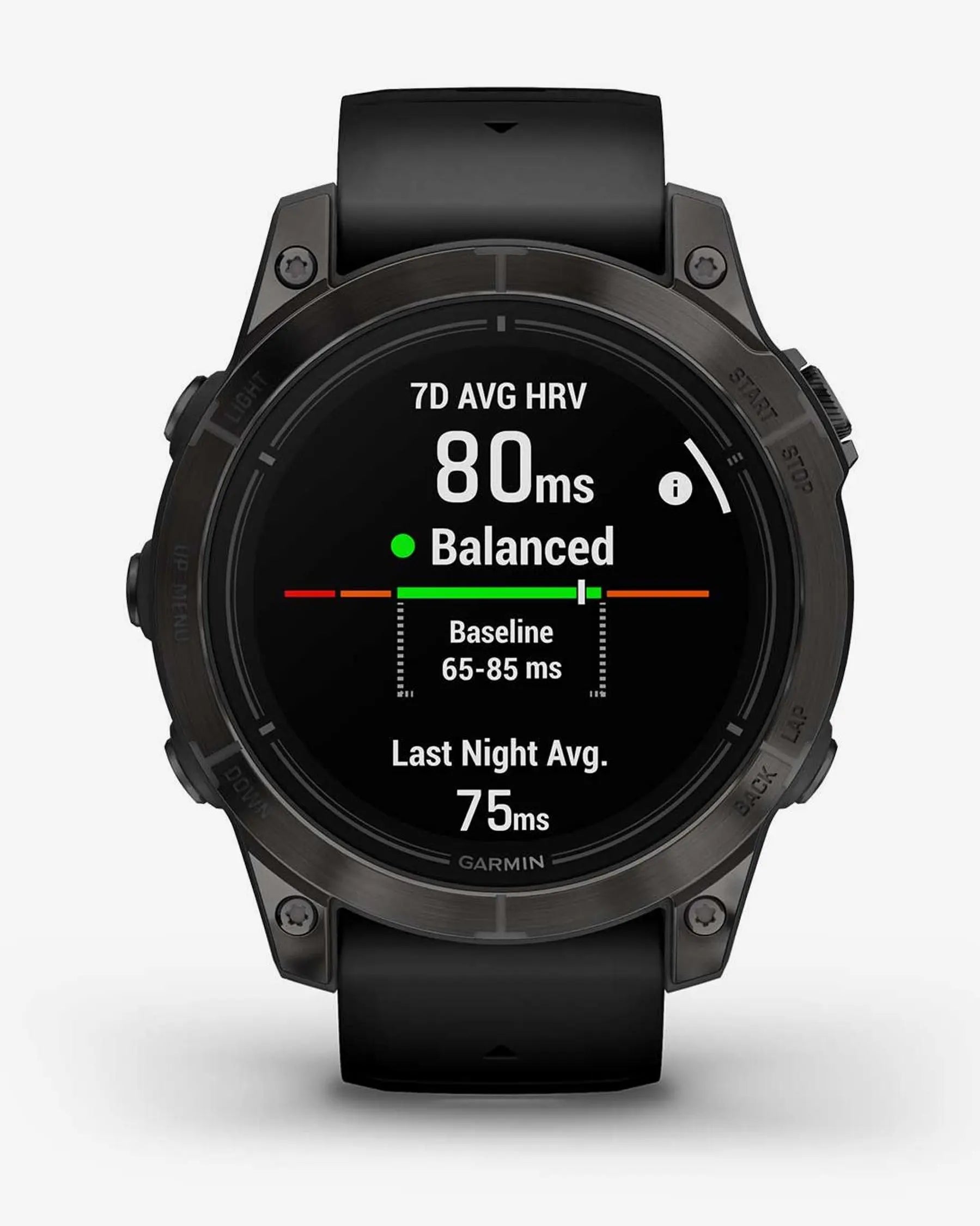 Garmin EPIX 2 PRO Sapphire 47 mm in titanio DLC, grigio carbonio, cinturino nero