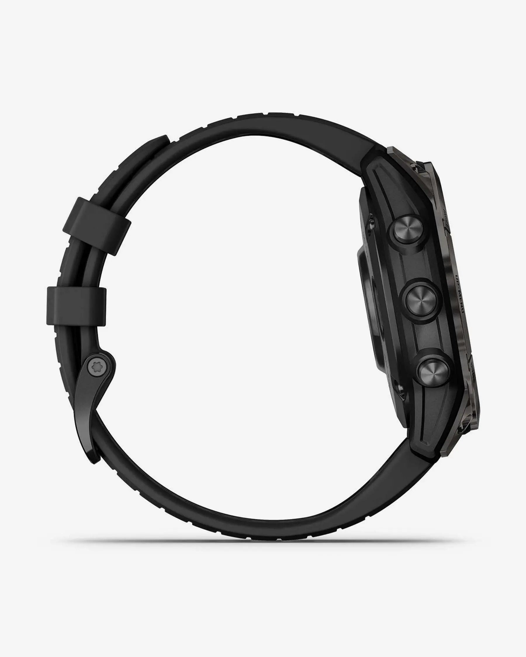 Garmin EPIX 2 PRO Sapphire 47 mm in titanio DLC, grigio carbonio, cinturino nero