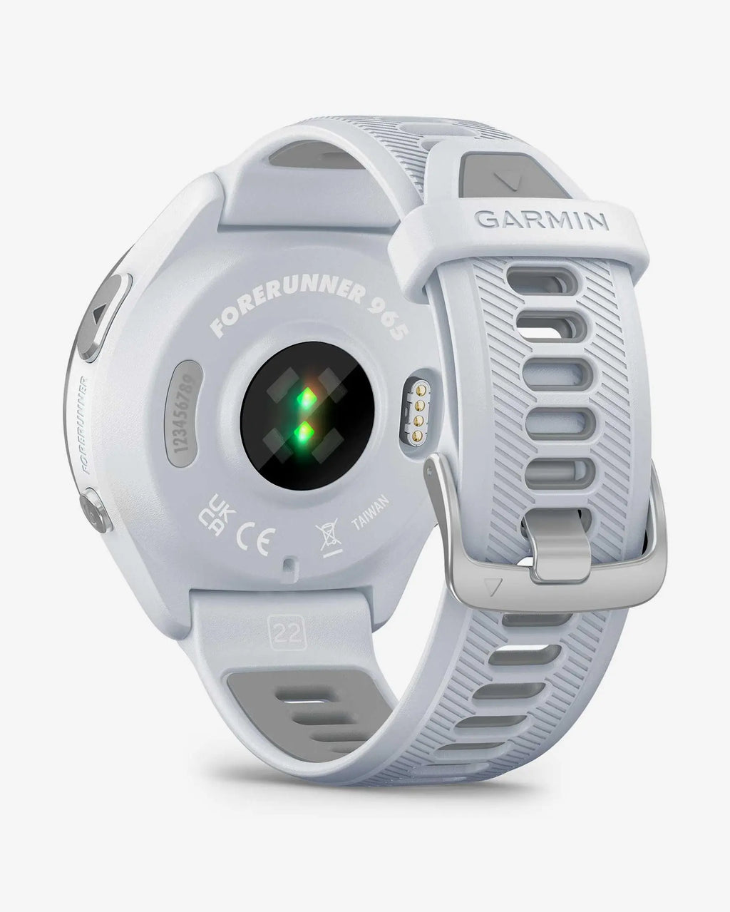 Garmin Forerunner 965 bianco cinturino bianco grigio