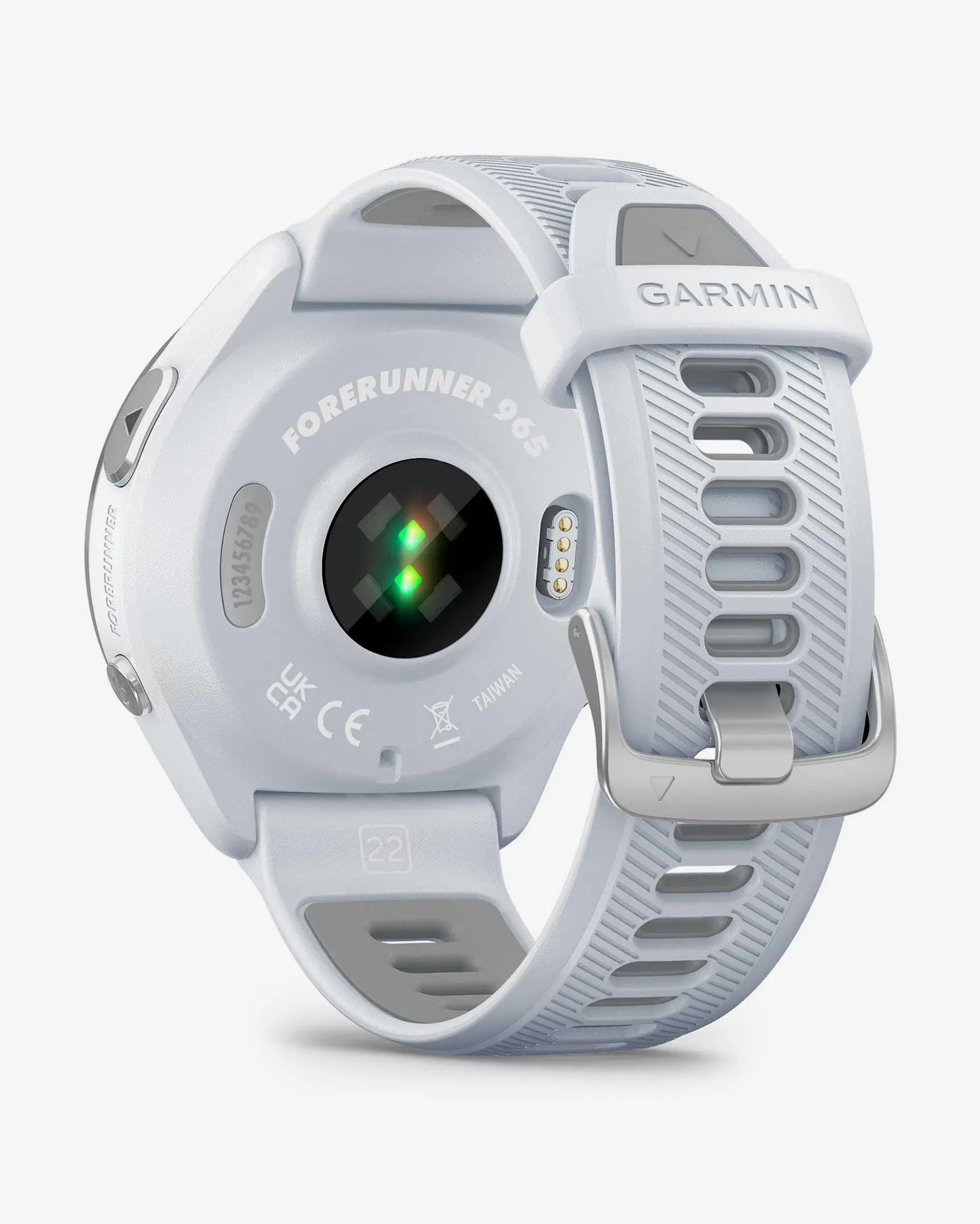 Garmin Forerunner 965 bianco cinturino bianco grigio