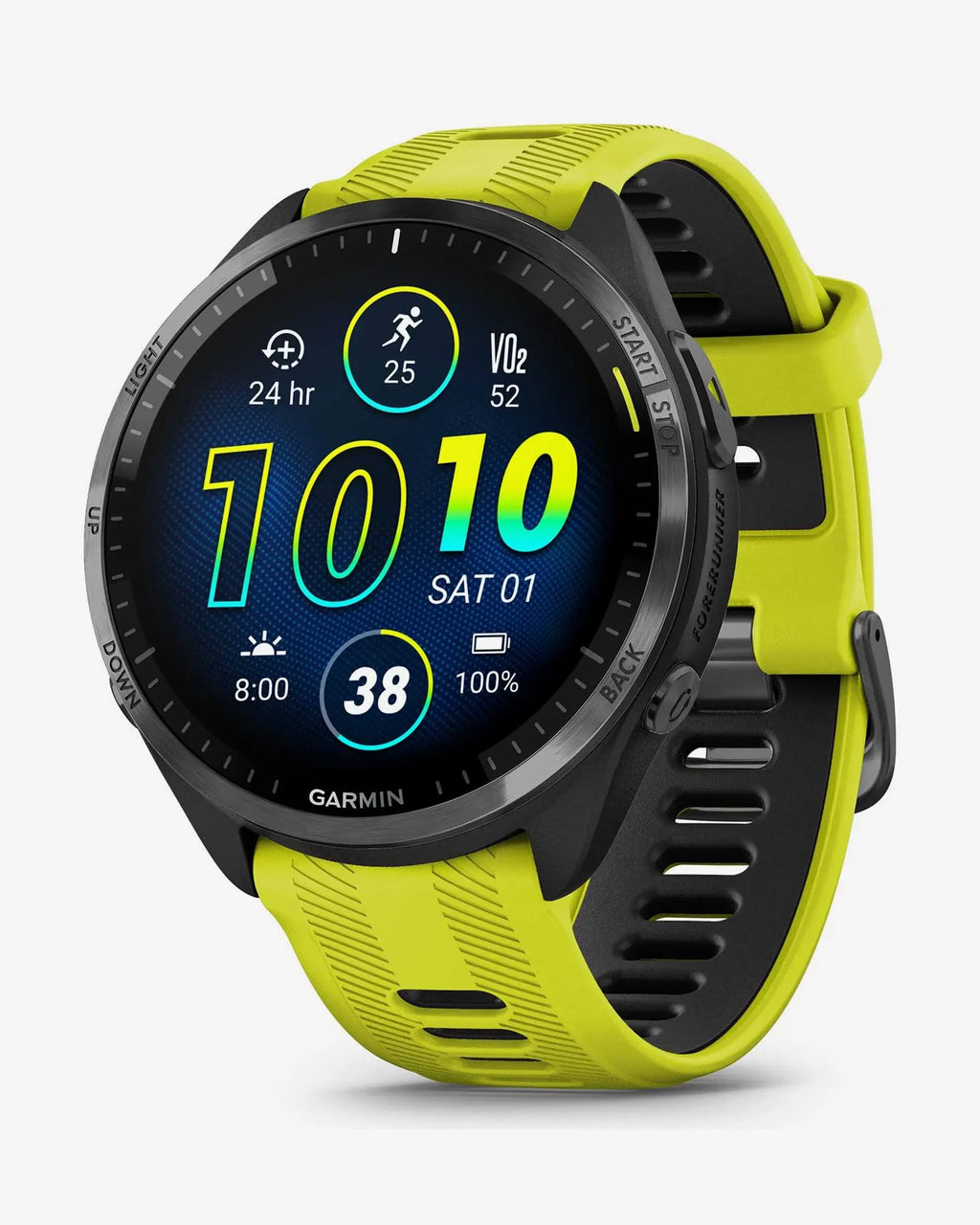 Garmin Forerunner 965 (nero con cinturino giallo)