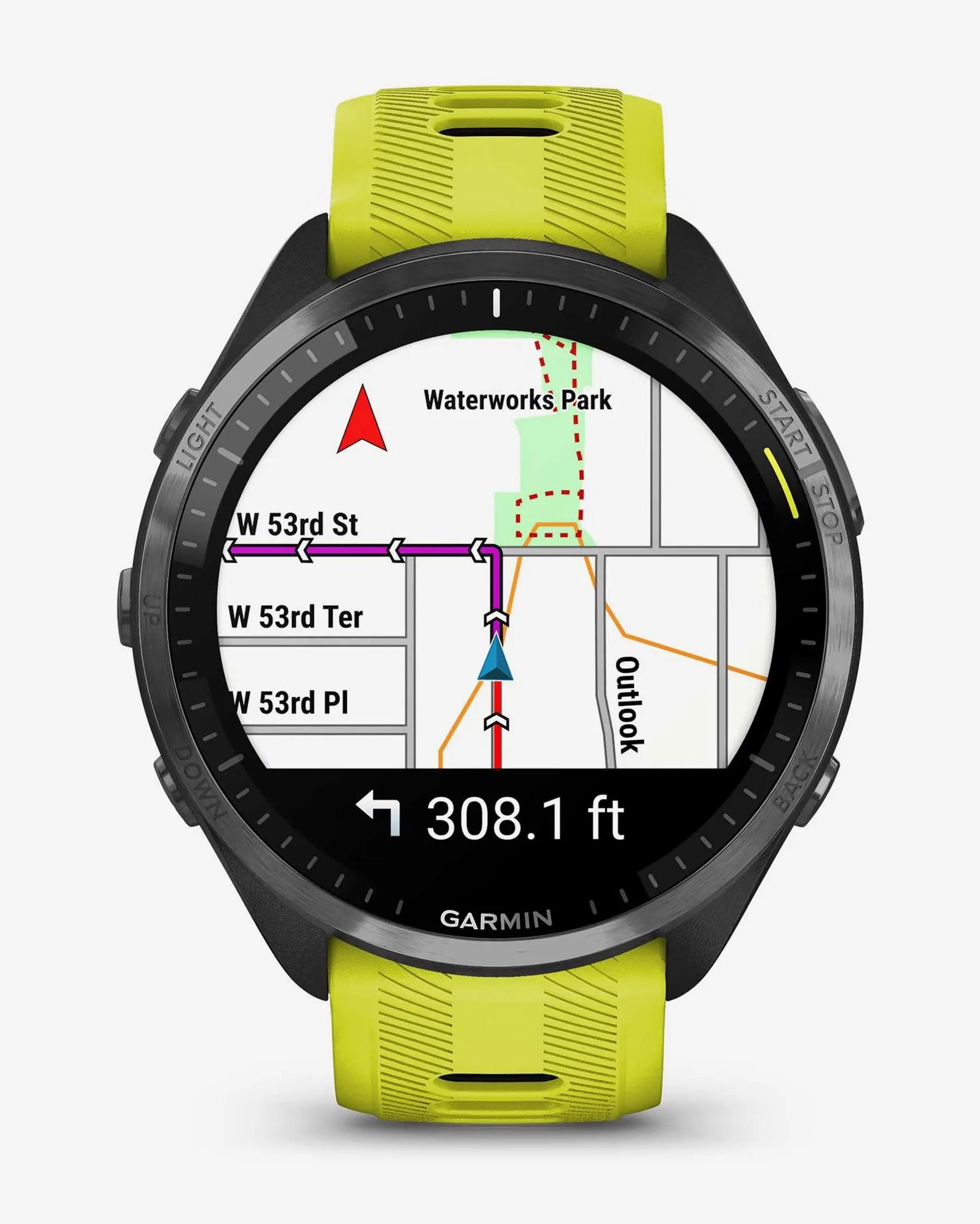 Garmin Forerunner 965 (nero con cinturino giallo)