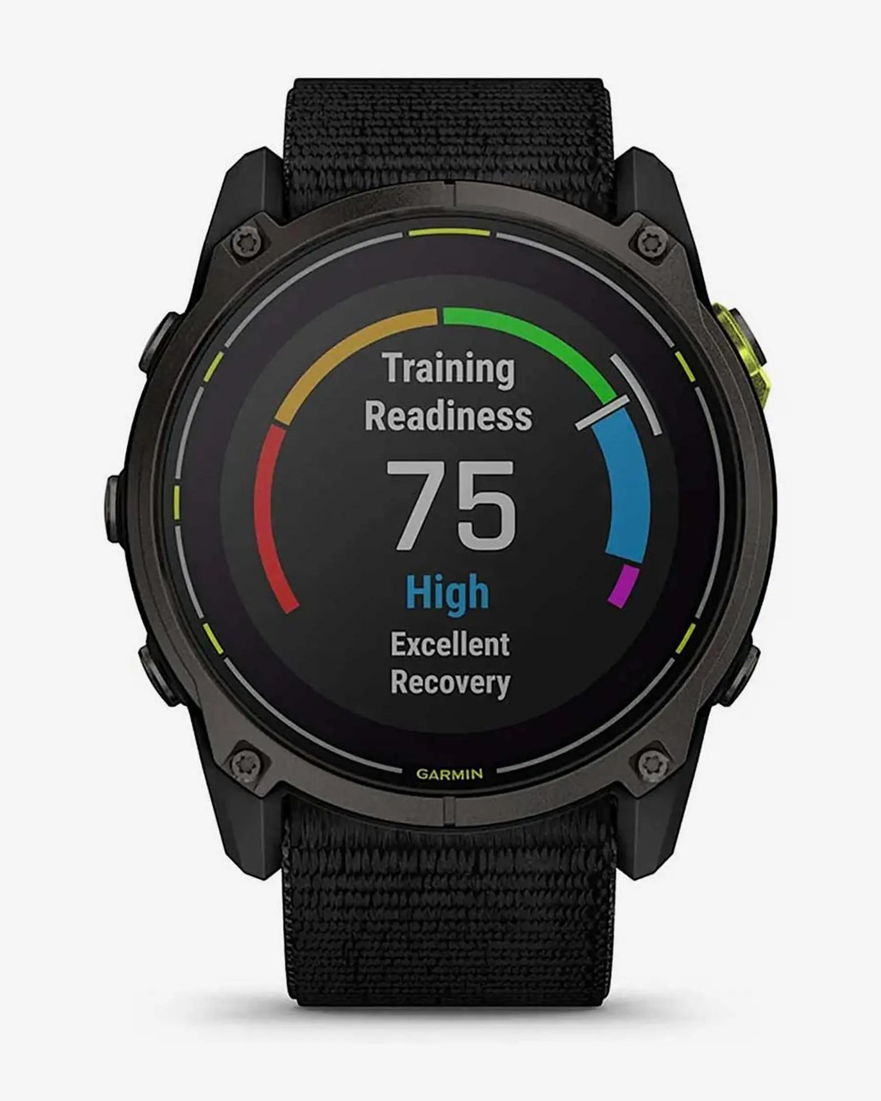 Garmin Enduro 3 Sapphire Solar 51 mm Titanio Carbonio Grigio Cinturino Nero
