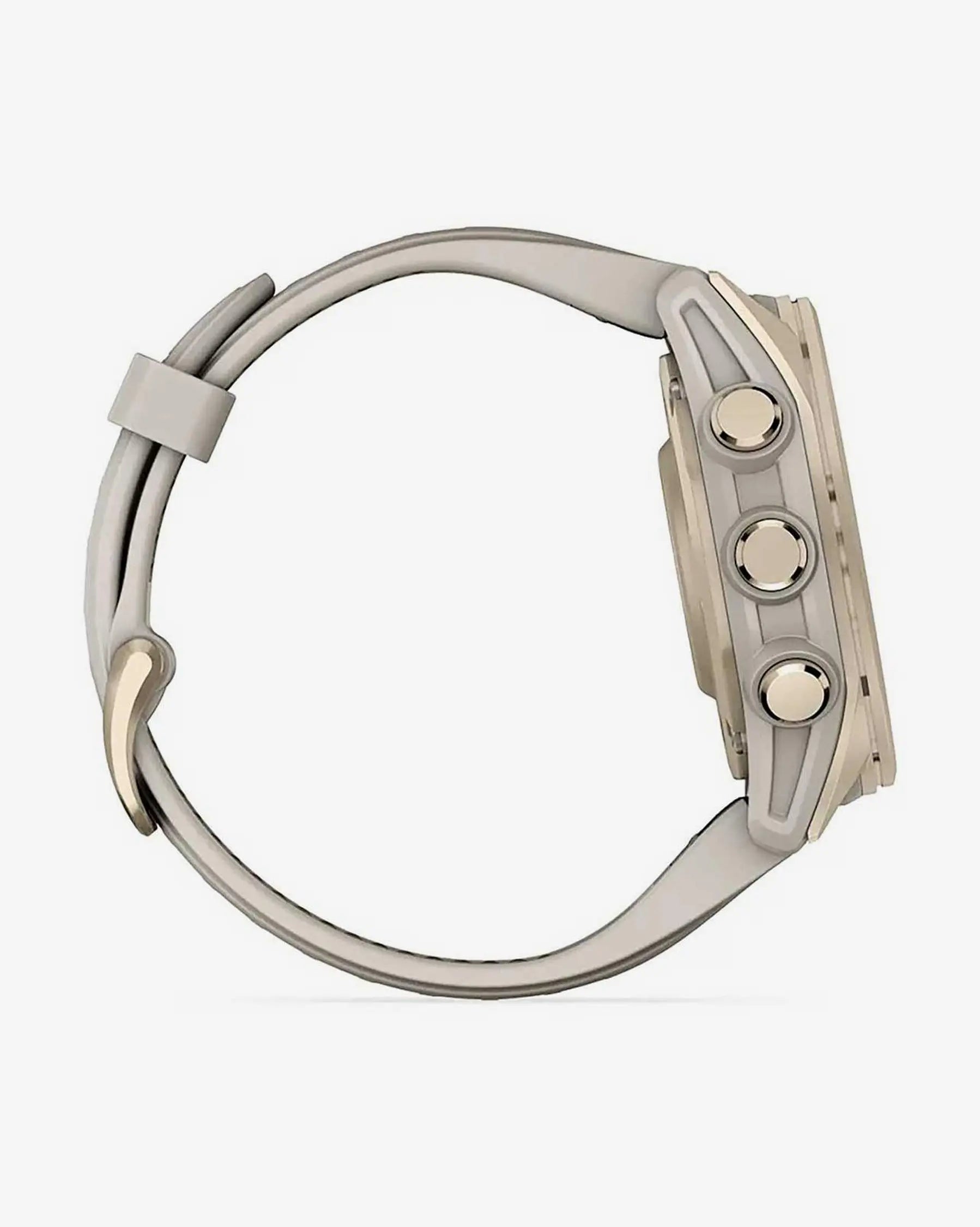 Garmin Fenix 8 AMOLED Zaffiro 43mm Oro con cinturino Beige