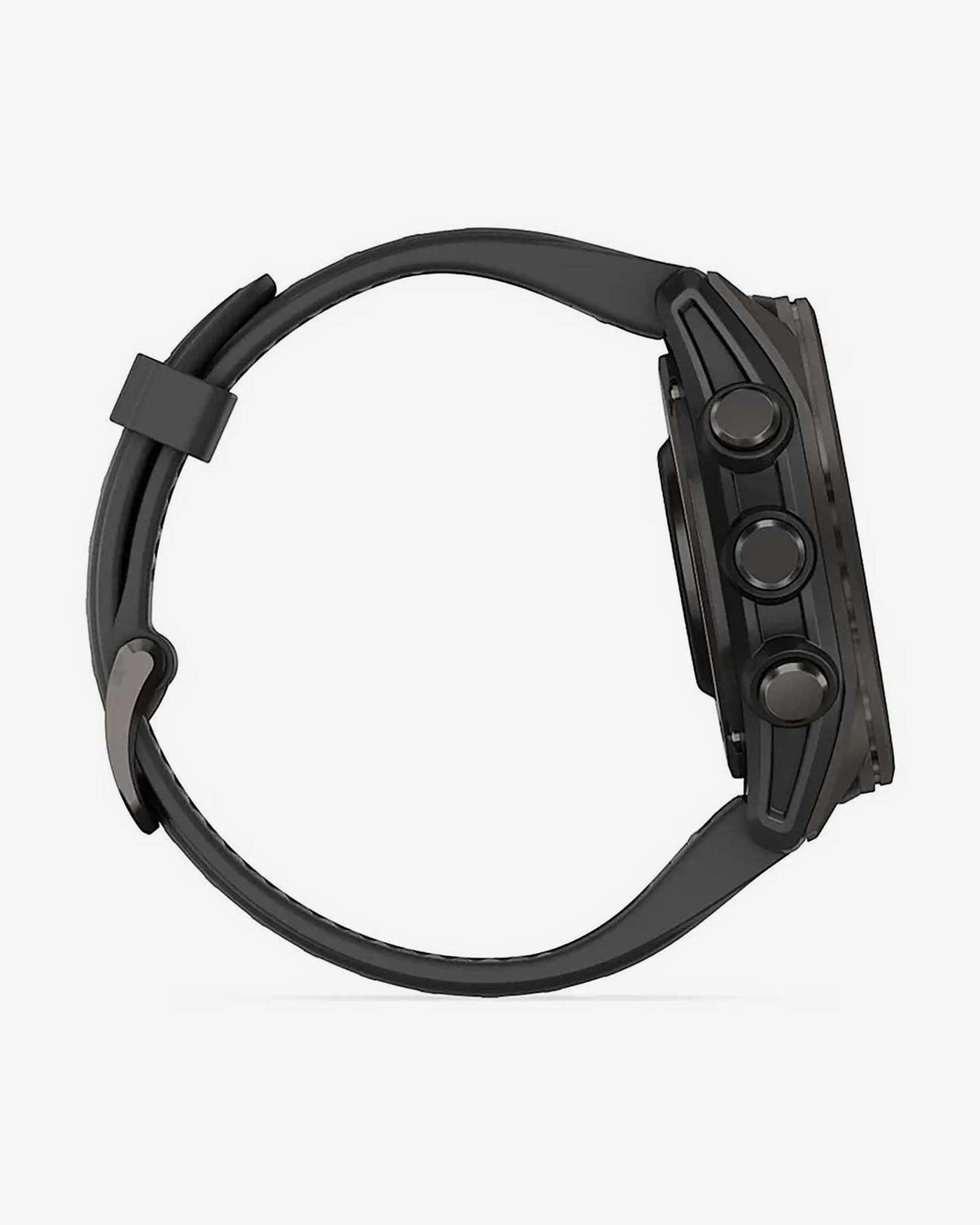 Garmin Fenix 8 AMOLED Saphir 43 mm Titane gris carbone bracelet noir