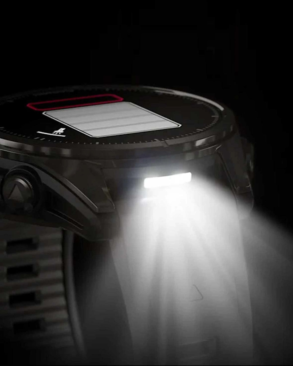 Garmin Fenix 8 AMOLED Saphir 43 mm Titane gris carbone bracelet noir