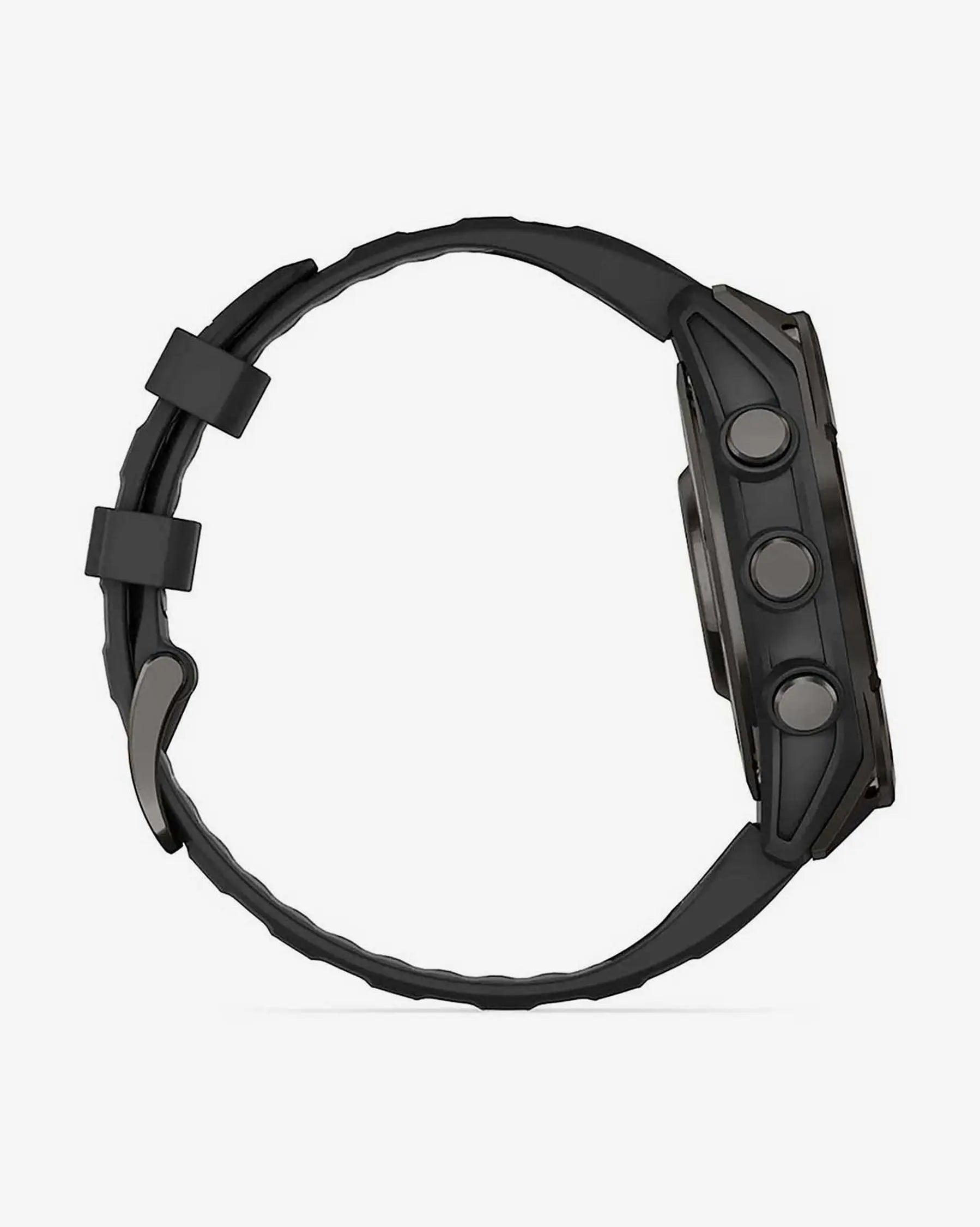 Garmin Fenix 8 AMOLED Zaffiro 47mm Titanio Carbonio Grigio Cinturino Nero