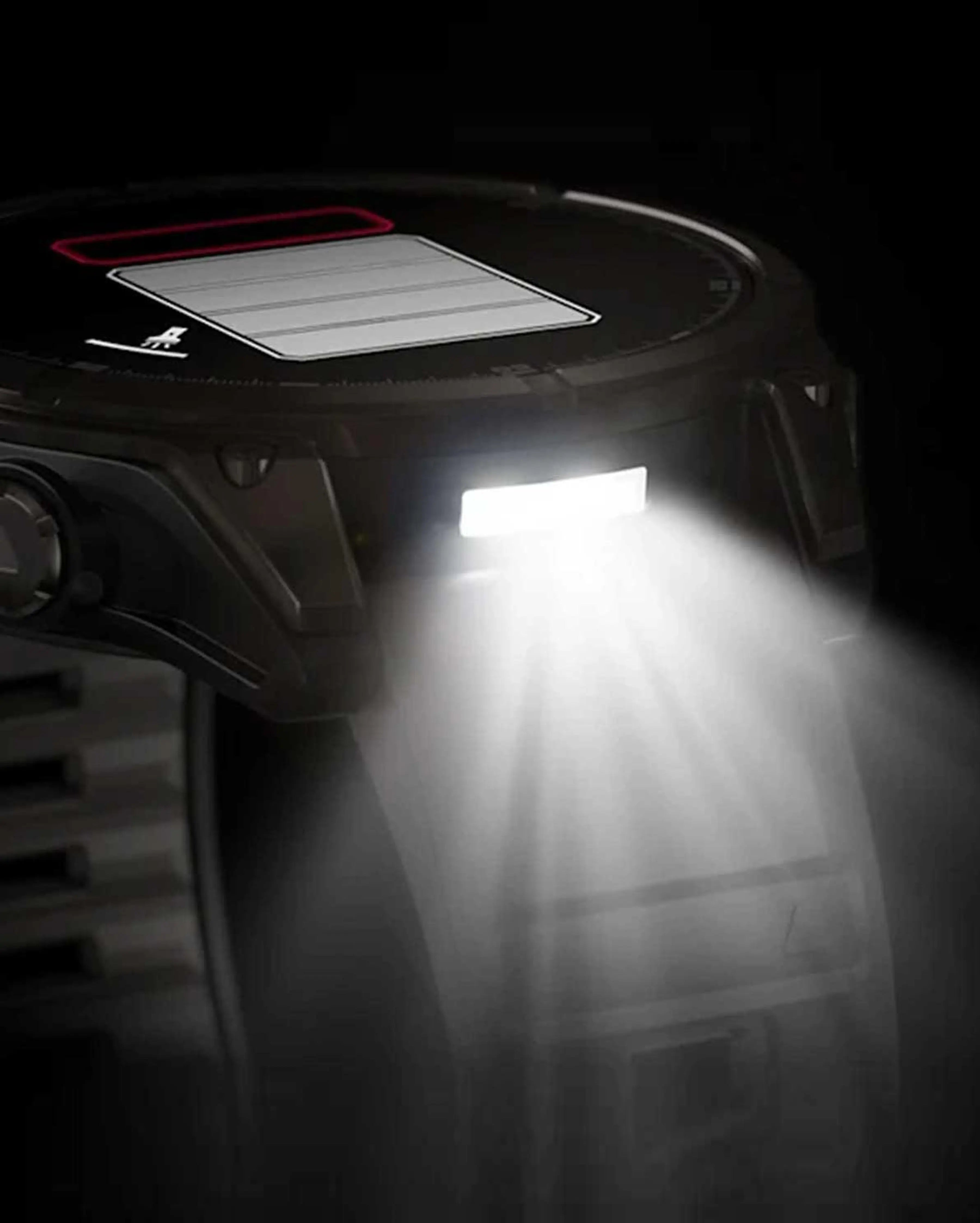 Garmin Fenix 8 AMOLED Saphir 47 mm Titane gris charbon bracelet noir