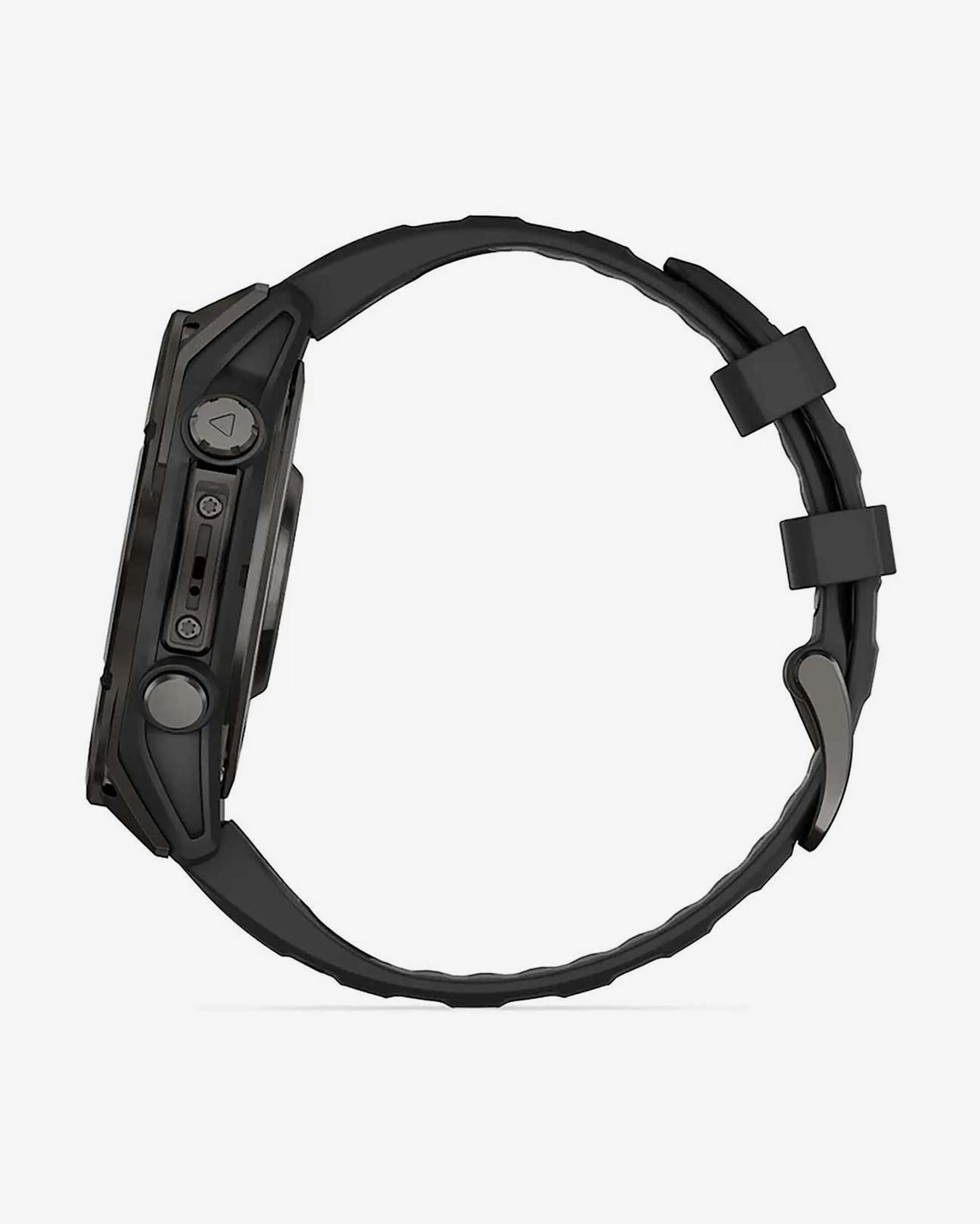 Garmin Fenix 8 AMOLED Saphir 47 mm Titane gris charbon bracelet noir