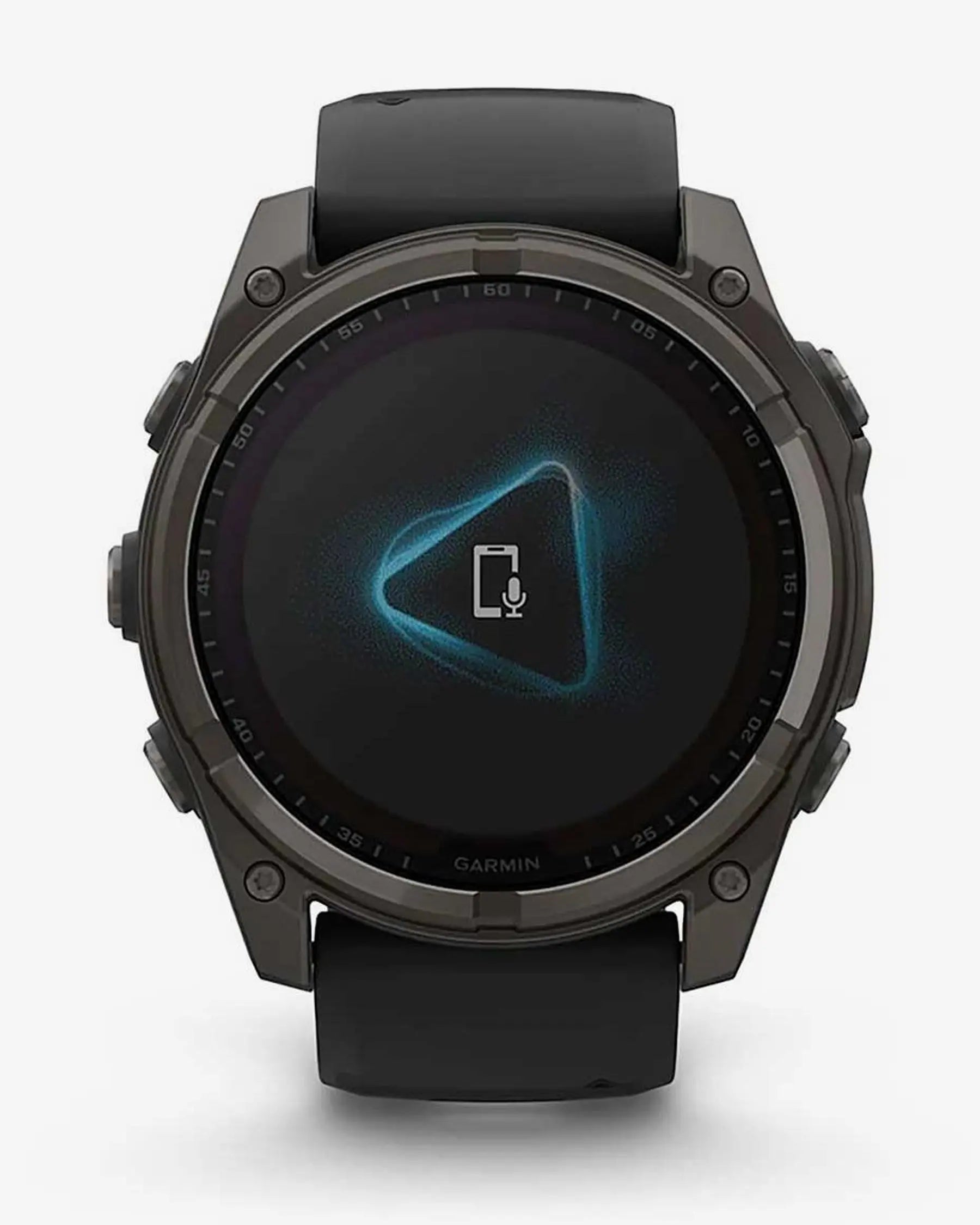 Garmin Fenix 8 Sapphire Solar 51mm Titanio Carbon Gray Cinturino Nero