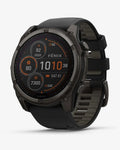 Garmin Fenix 8 Sapphire Solar 51mm Titanio Carbon Gray Cinturino Nero