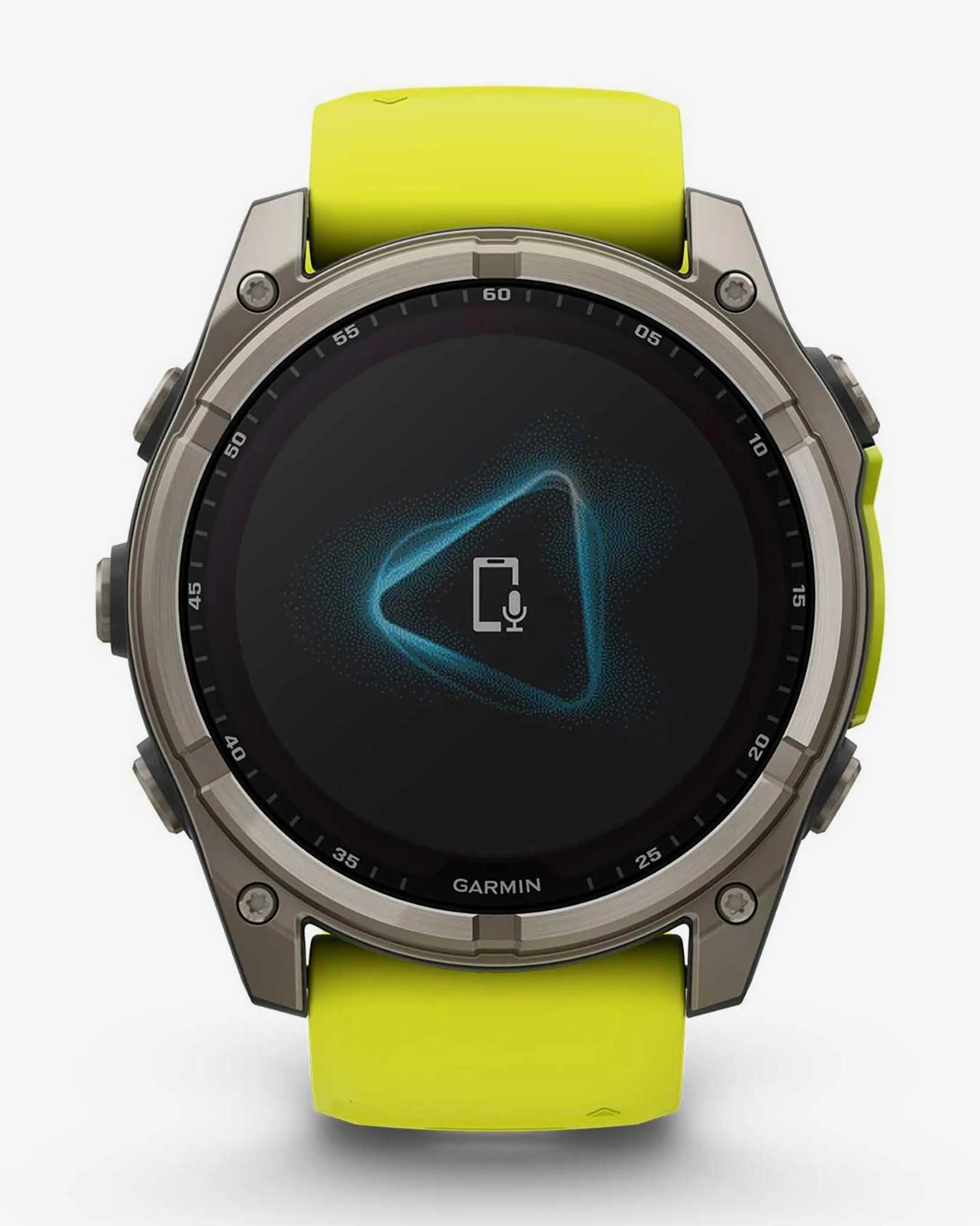 Garmin Fenix ​​​​8 Sapphire Solar 51mm Cinturino Giallo Grigio Titanio
