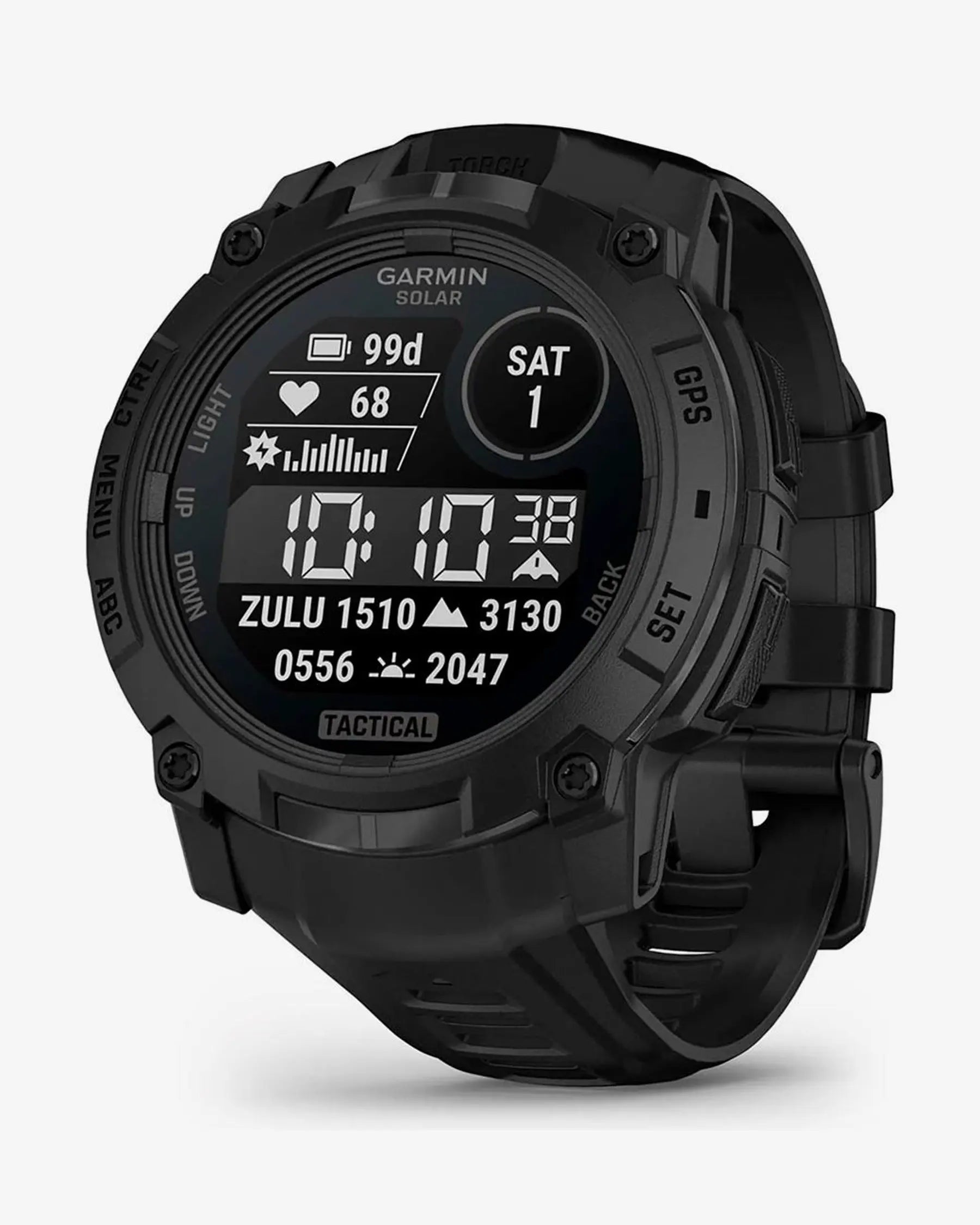 Garmin Instinct 3 Solar 50mm Tactical Edition con cinturino nero