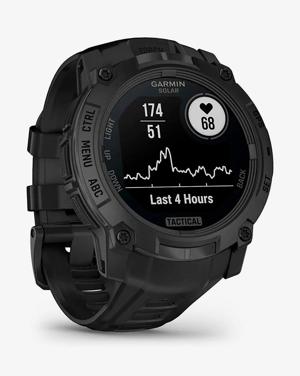 Garmin Instinct 3 Solar 50mm Tactical Edition con cinturino nero