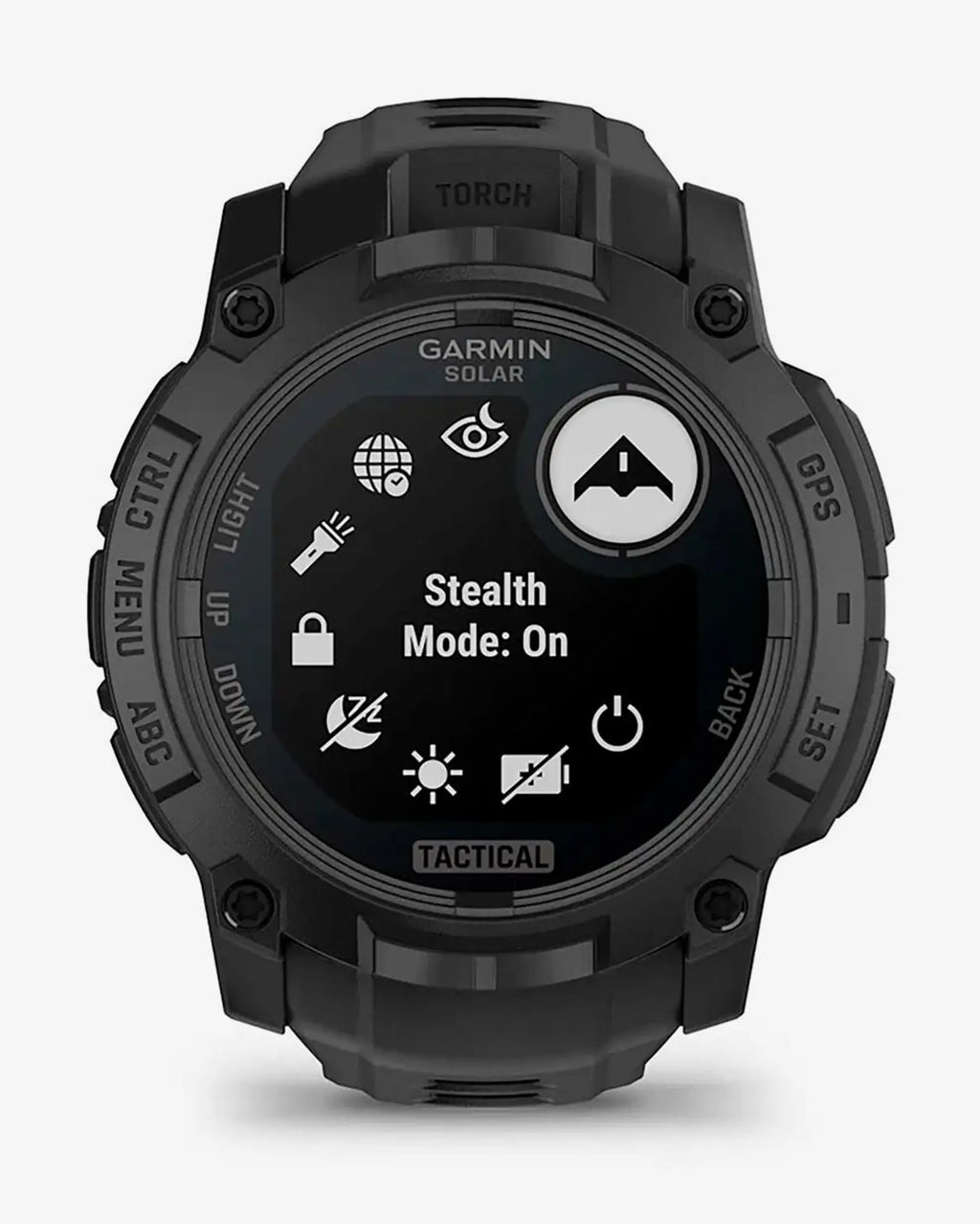 Garmin Instinct 3 Solar 50mm Tactical Edition con cinturino nero