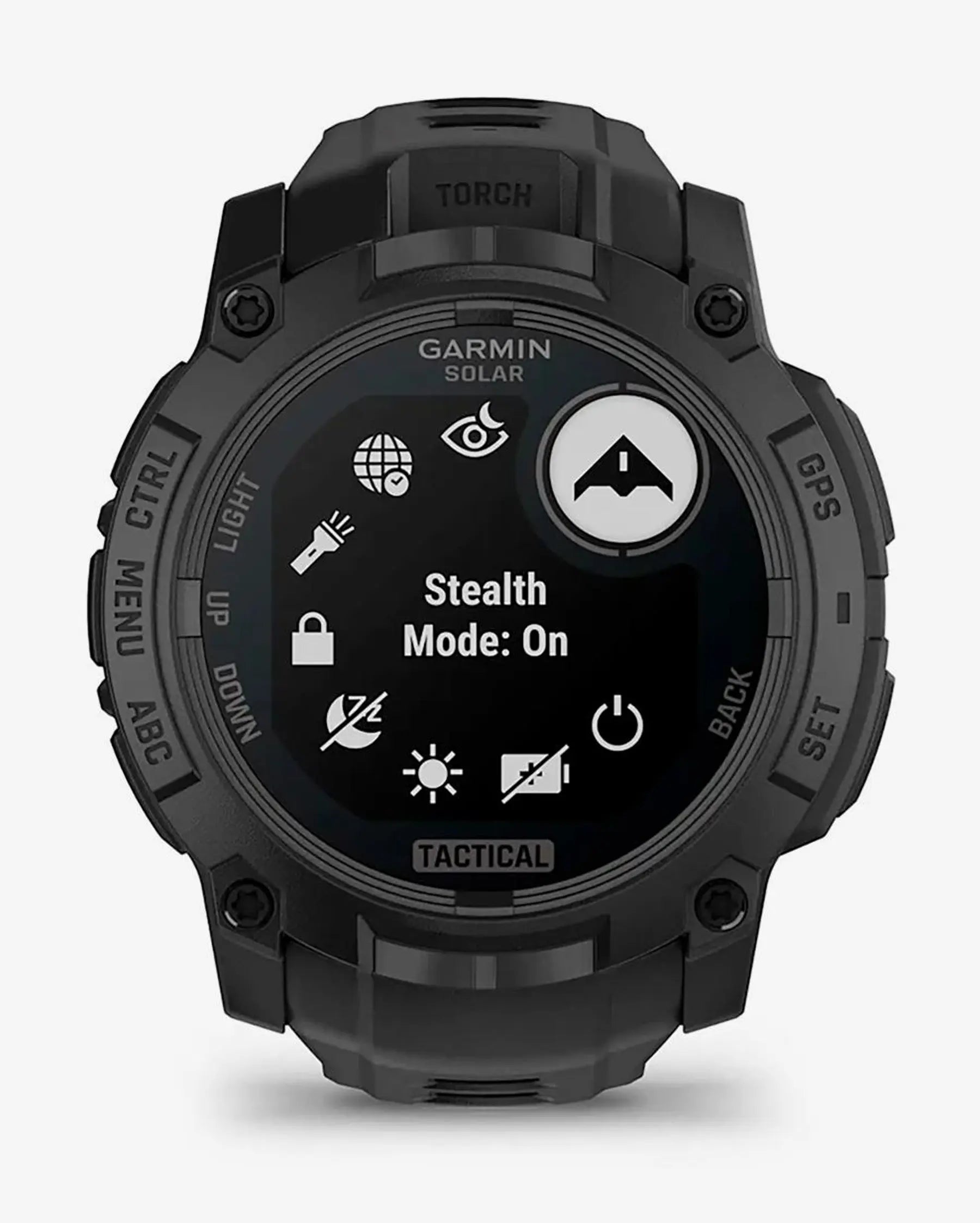 Garmin Instinct 3 Solar 50mm Tactical Edition con cinturino nero