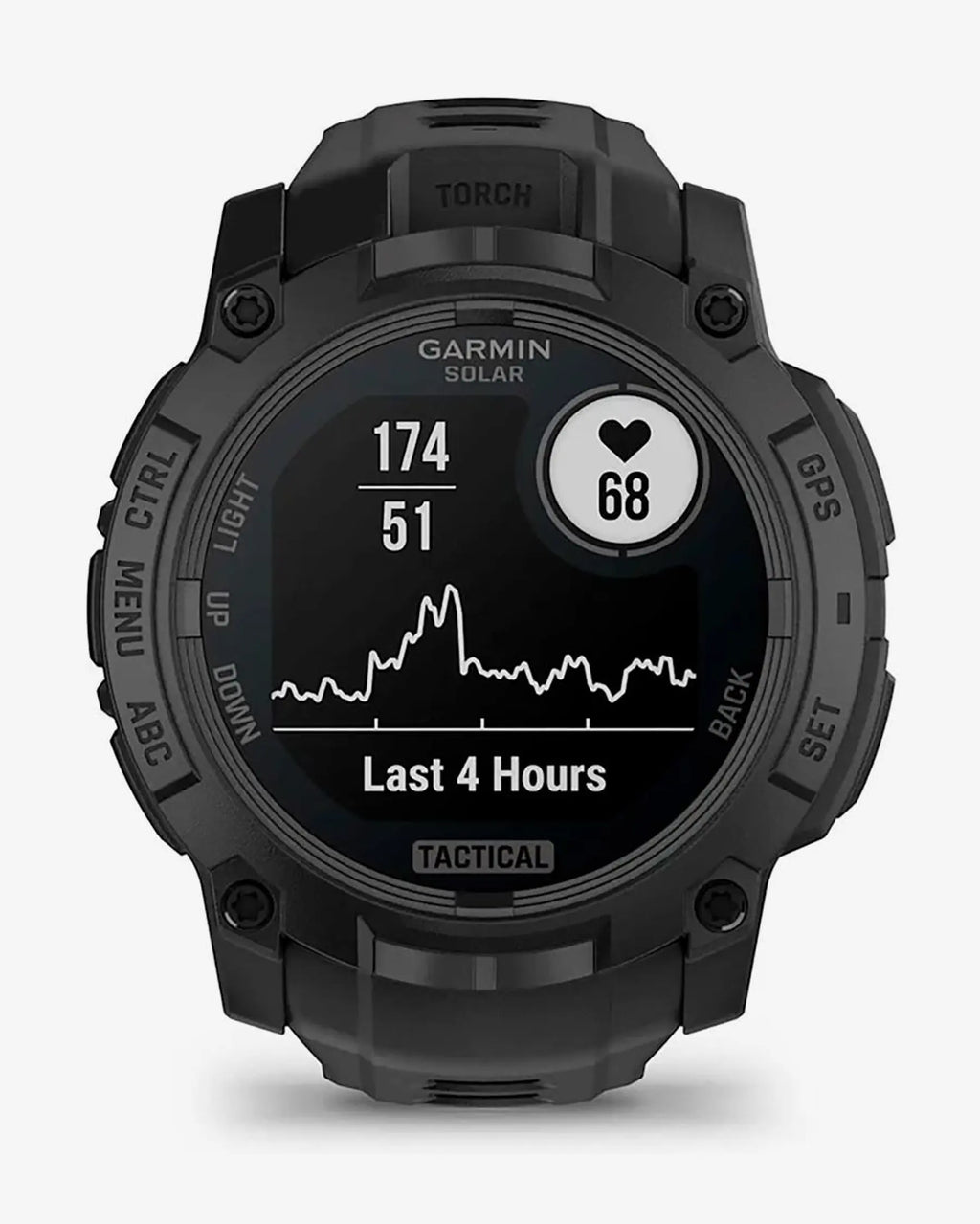 Garmin Instinct 3 Solar 50mm Tactical Edition con cinturino nero