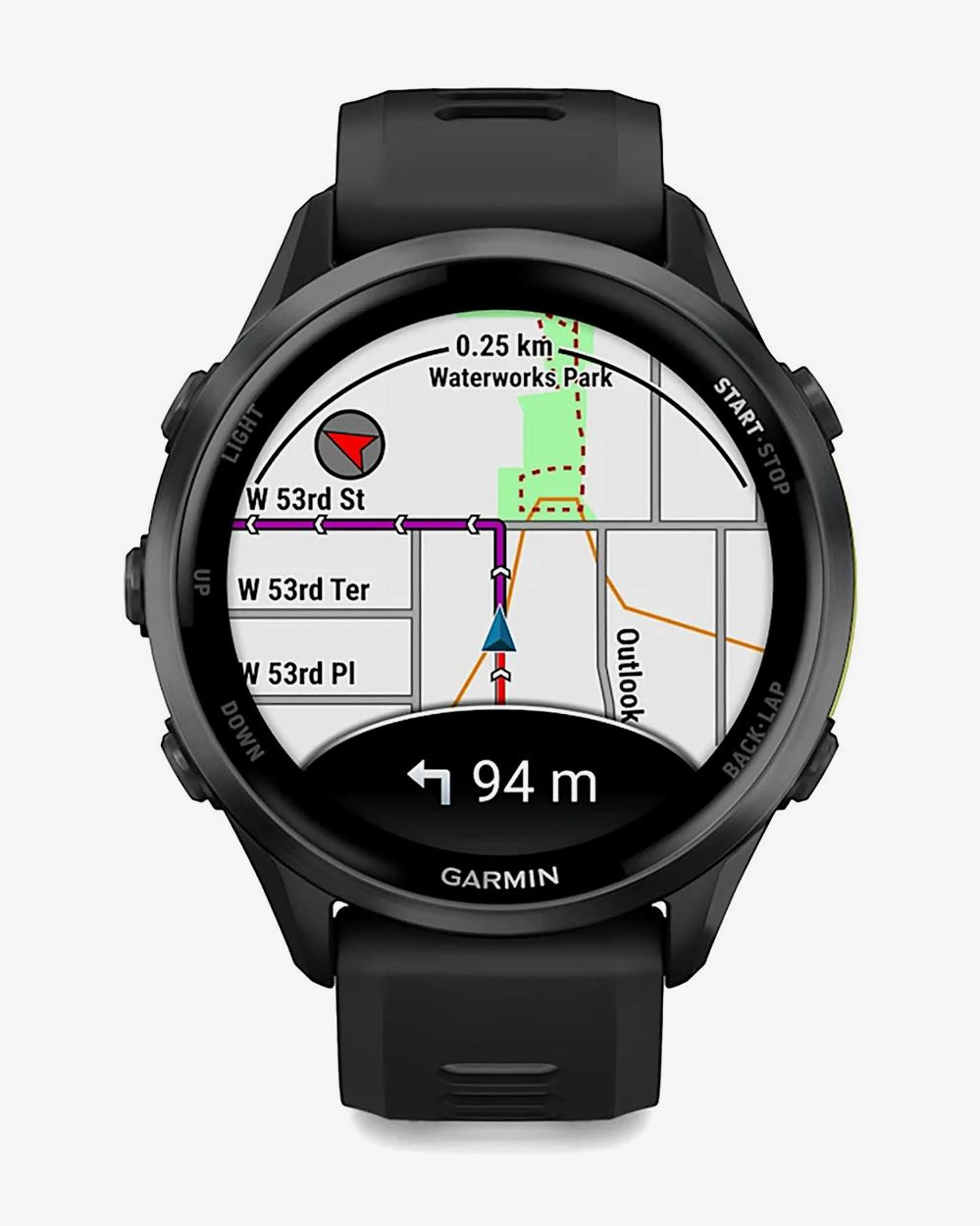 Cinturino nero grigio scuro Garmin Forerunner 970