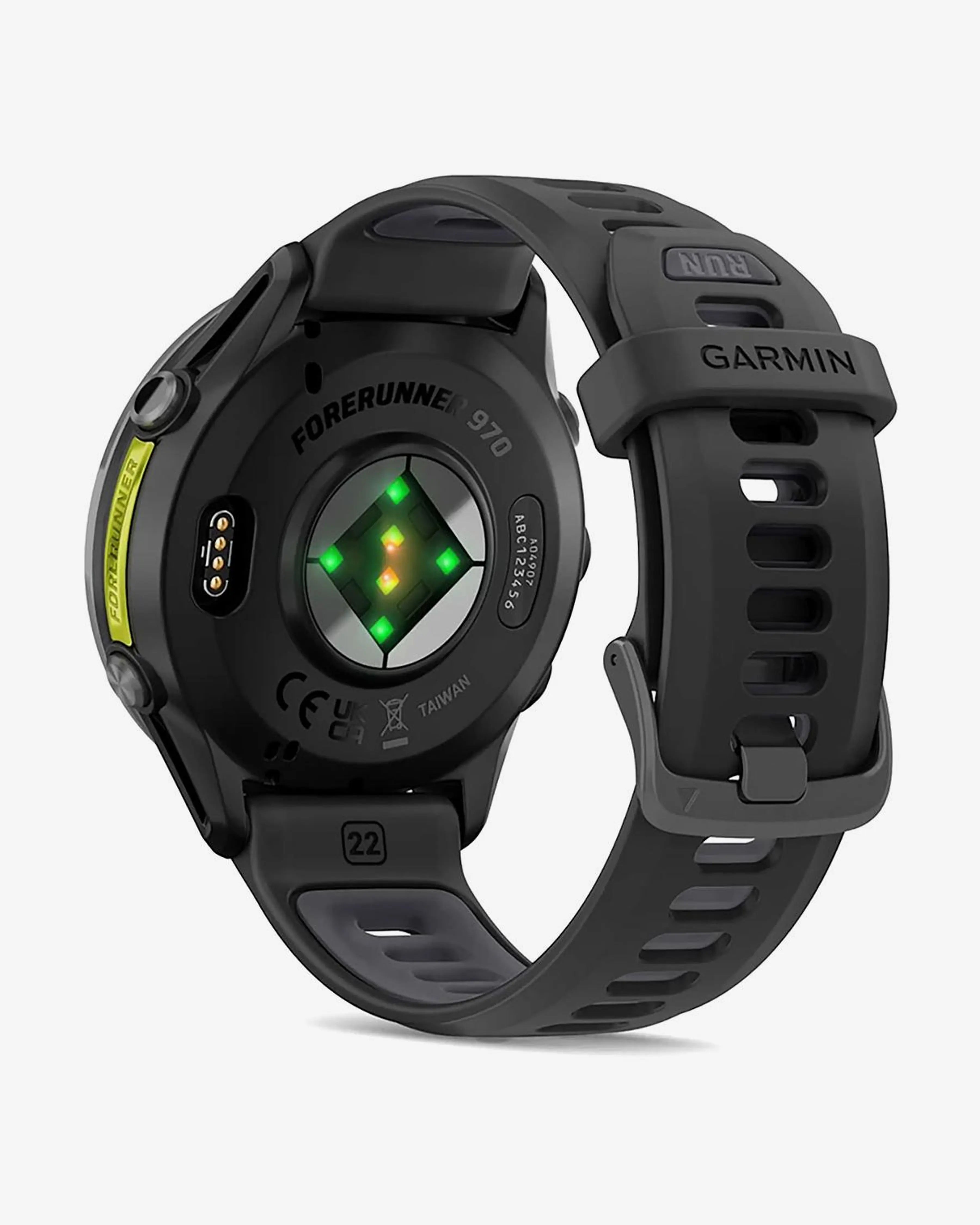 Cinturino nero grigio scuro Garmin Forerunner 970