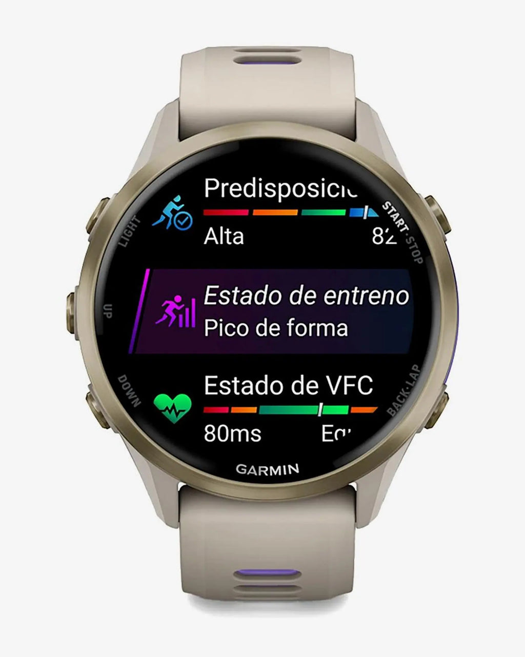 Garmin Forerunner 970 (grigio) con cinturino grigio-lilla