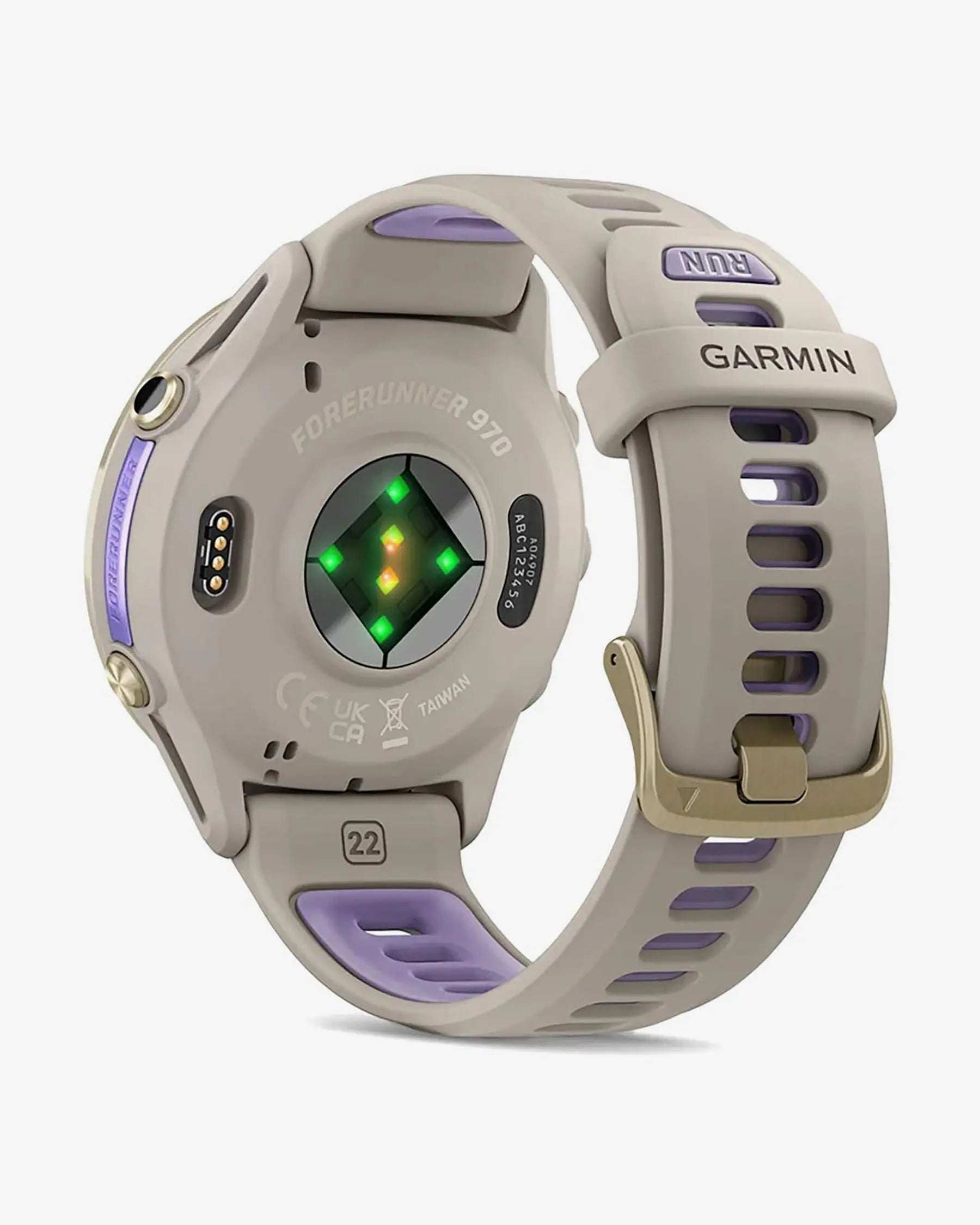 Garmin Forerunner 970 (grigio) con cinturino grigio-lilla